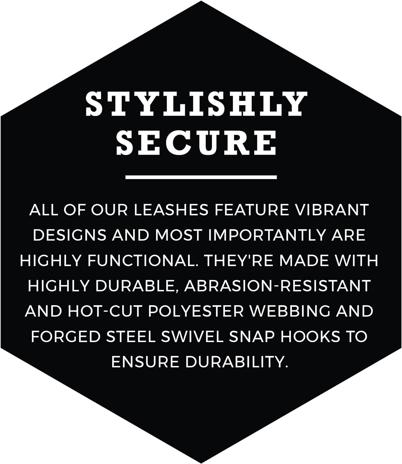 Wolfgang Heavy Duty Dog Leash, Large 1 x 6', Pull-Tested 800 lbs, SunsetPalms Print, Ideal for Walking & Training