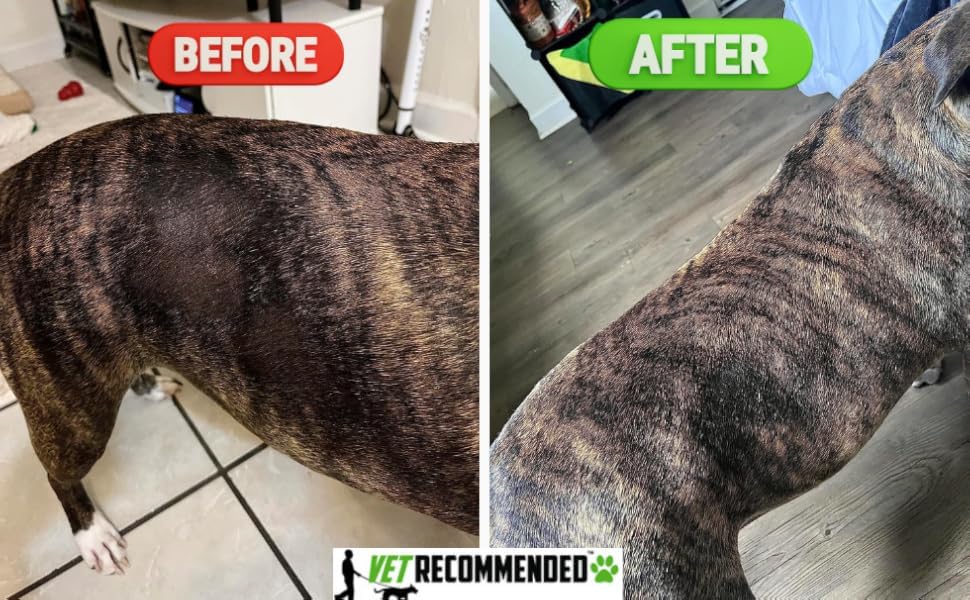 Vet Recommended Dog Dry Skin Cream & Moisturizer - Helps Dog Hair Loss Regrowth - Dry Nose & Cracked Paws - Works With Hot Spots For Dogs - 240Ml (8 Oz)