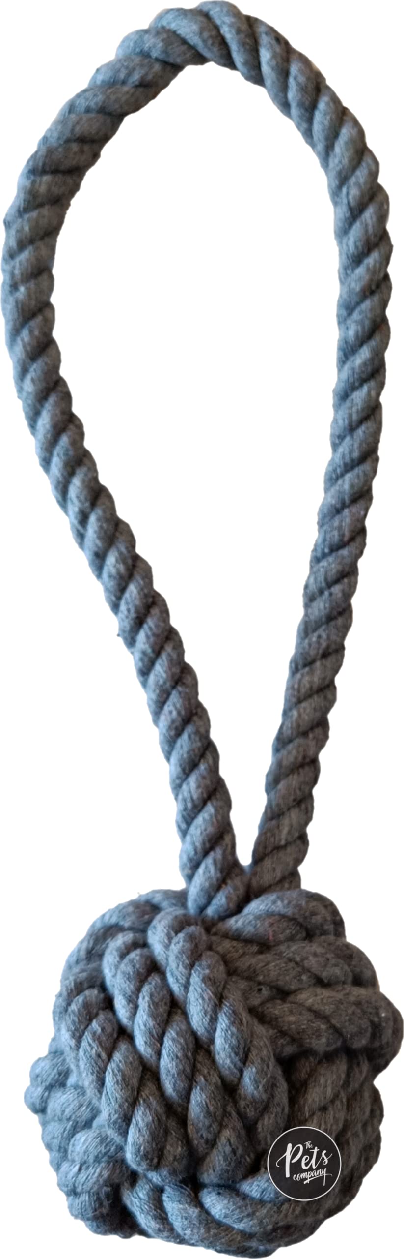 The Pets Company Natural Tug Ball Dog Rope Toy for Chewing Teething, Rope Dog Tug Toys for Small & Medium Dogs