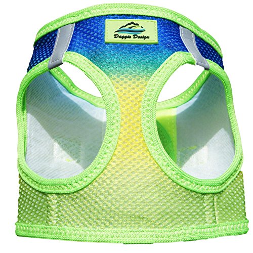 American River Choke Free Dog Harness Ombre Collection - Cobalt Sport