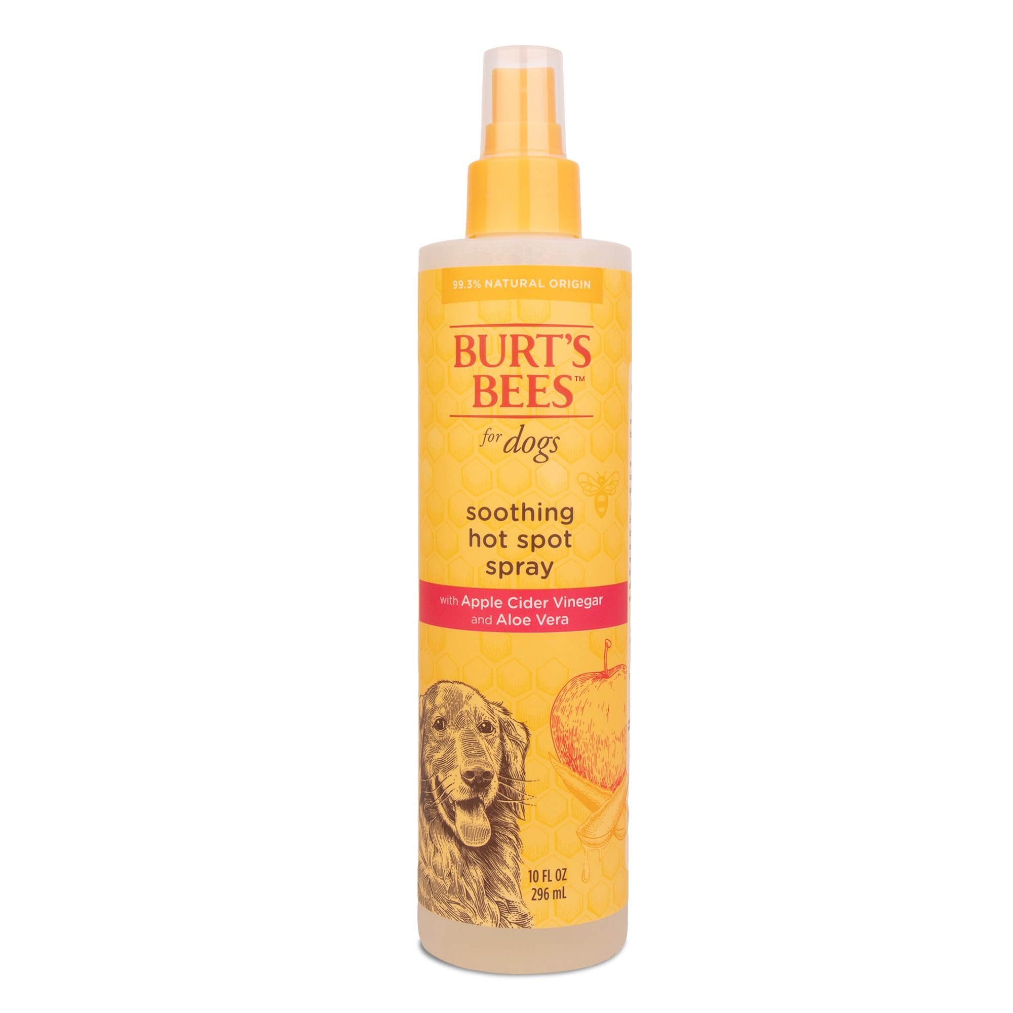 Burt'S Bees For Dogs Hot Spot Spray For Dogs - Spray For Dog Hot Spots, Dog Grooming Supplies, Apple Cider Vinegar Dog Spray, Dog Hot Spot Treatment, Apple Cider Vinegar Spray For Dogs