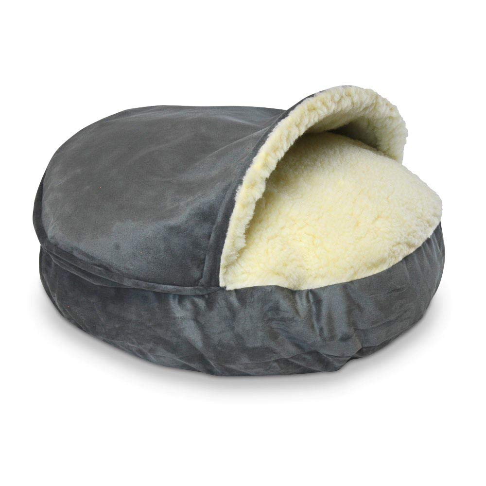Snoozer Luxury Orthopedic Cozy Cave Pet Bed, X-Large, Camel