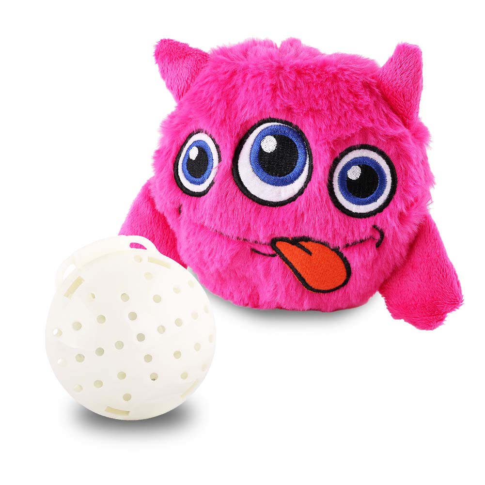 Petbobi Interactive Dog Toys Monster Active Ball for Dogs with Battery Operated, Include Self Moving Balls and Chewable Plush Co
