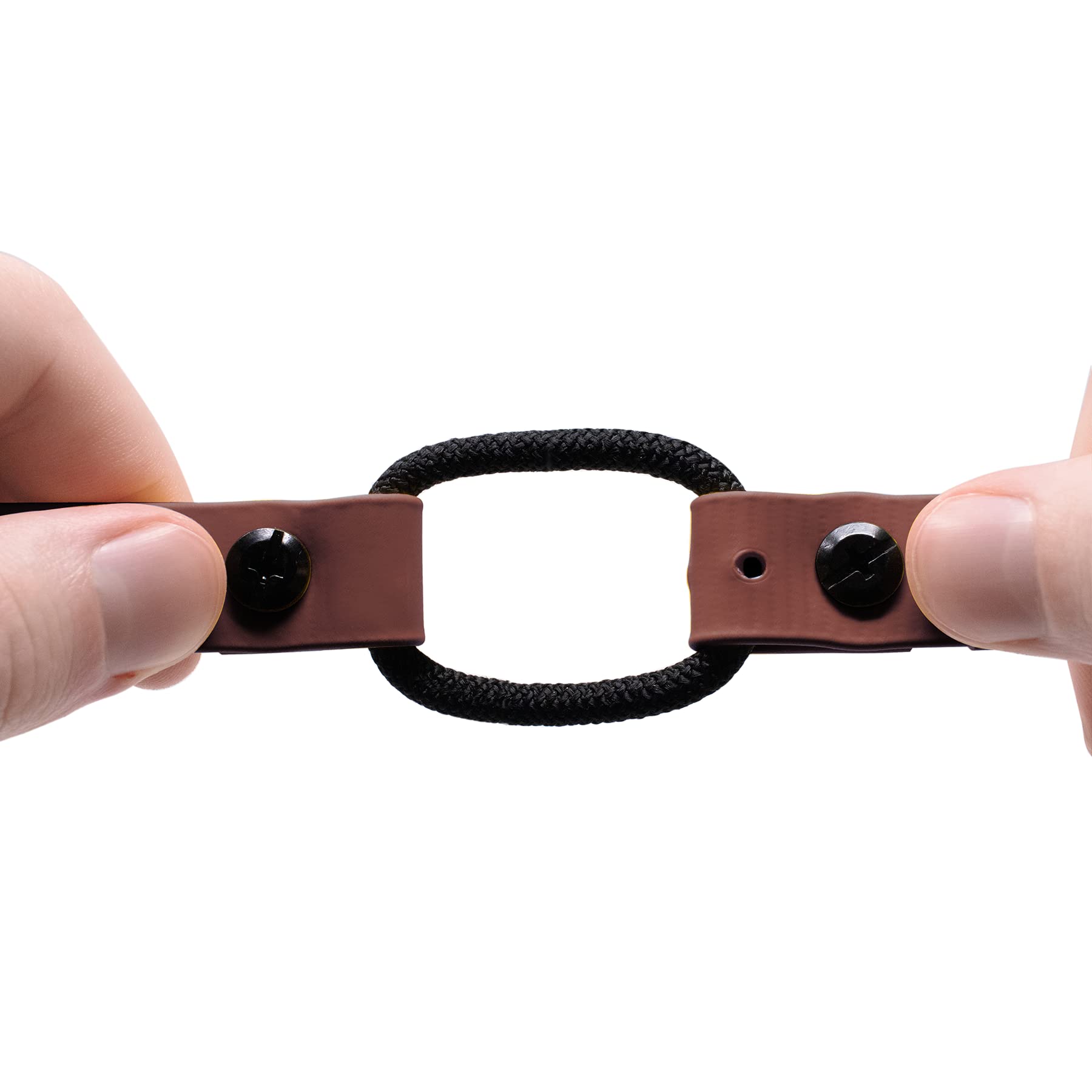 Educator Quick Snap Bungee Dog Collar, Biothane, Waterproof, Odorproof, Easy Connect And Disconnect Clasp And D Ring With Comfort Bungee Loop, Adjustable For Custom Fit, 1-Inch, Brown