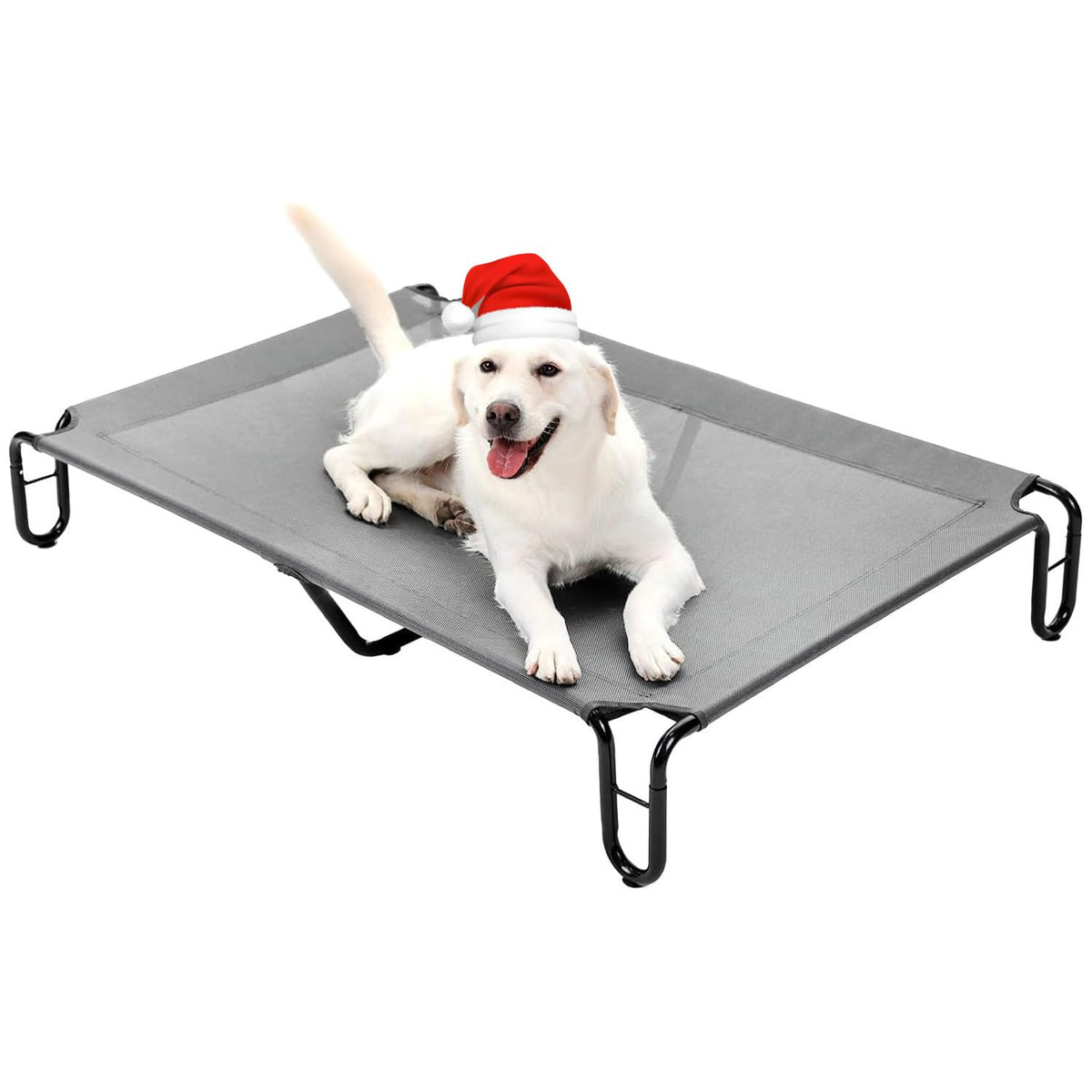 Pettycare Elevated Outdoor Dog Bed - Dog Cots Beds For Large Dogs Xl, Waterproof Raised Dog Bed Easy To Assemble, Cooling Elevat