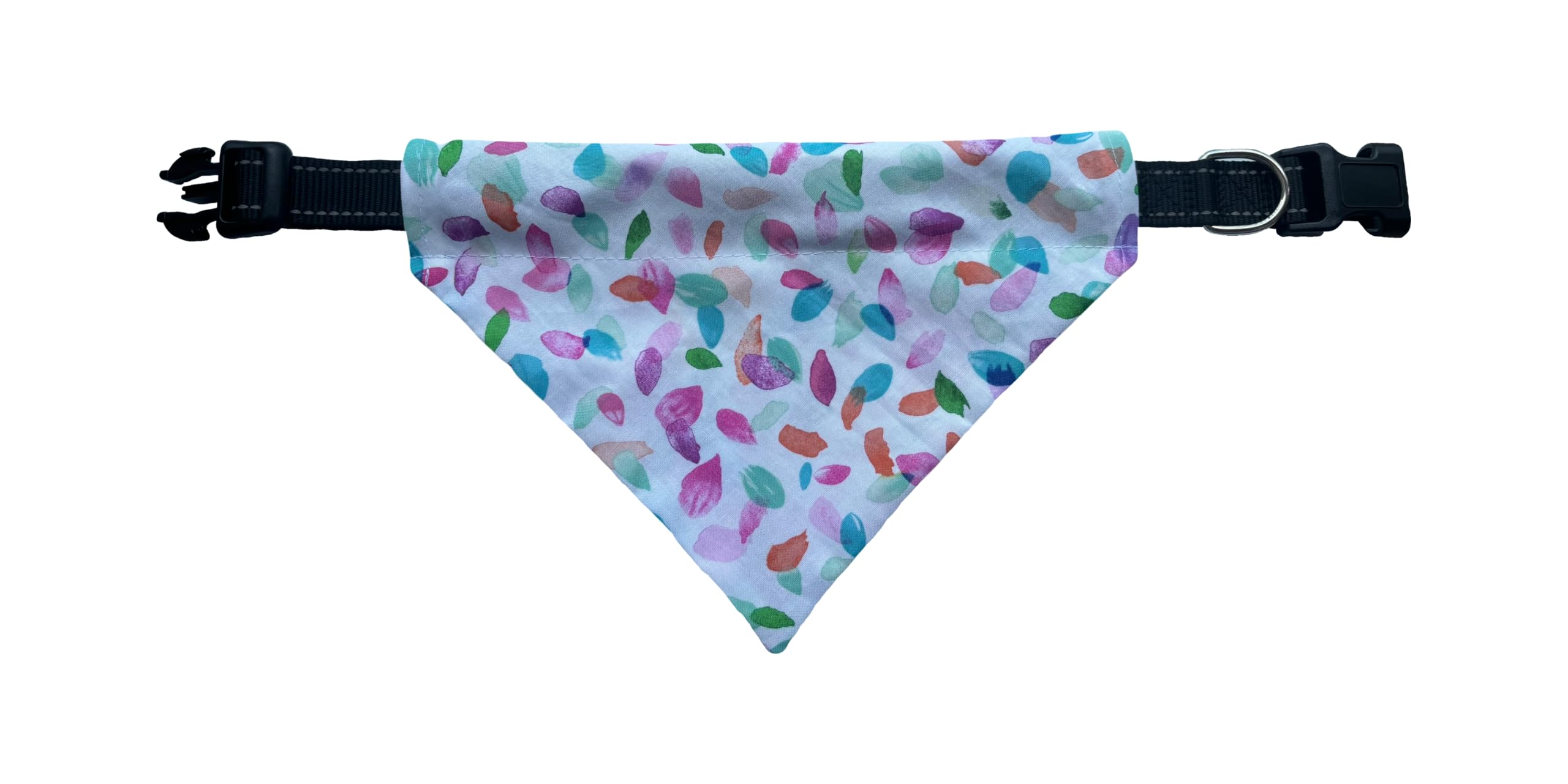Colorful Dog Bandana | Summer Dog Bandana | Multi-Pack | Reversible Slip On Dog Bandana | Slip Over The Collar Bandana | For Sma