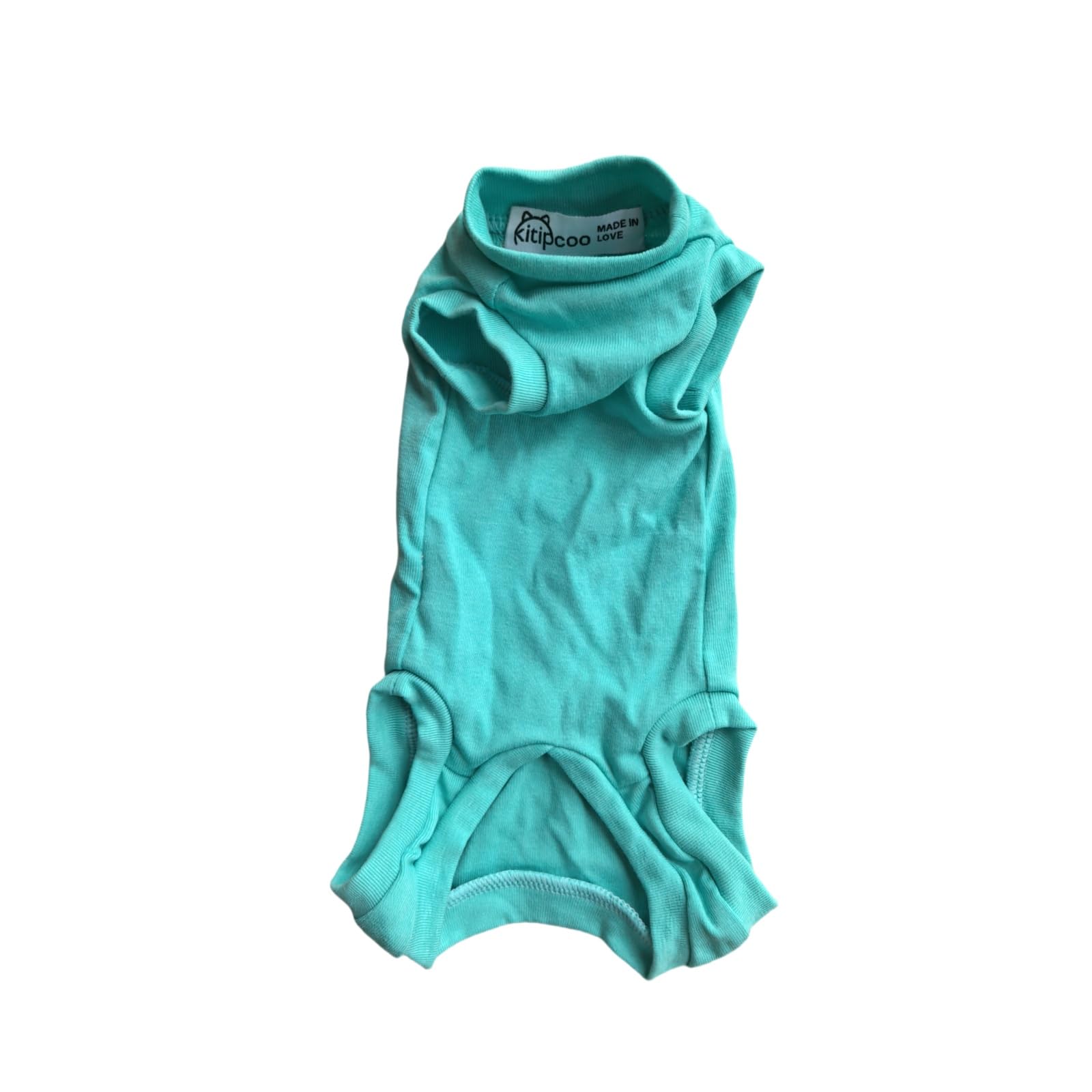 Kitipcoo Sphynx Cat Clothes Sleeveless Bodysuit Elastic Hairless Cat Pajamas Pet Clothes Cat Surgery Recovery Suit Wounds And Sk