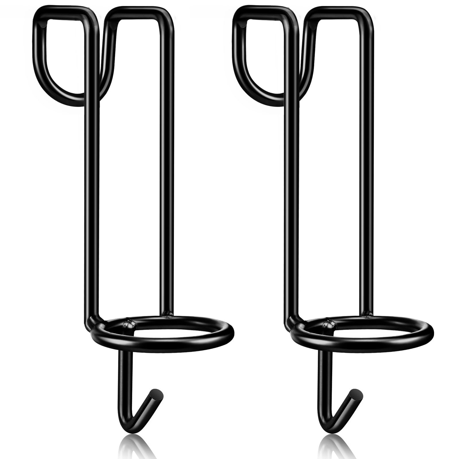 Hicarer 2 Pack Horse Water Bucket Hooks Portable Horse Bucket Hooks Removable Hangers Equestrian Stall Accessories Livestock Sup