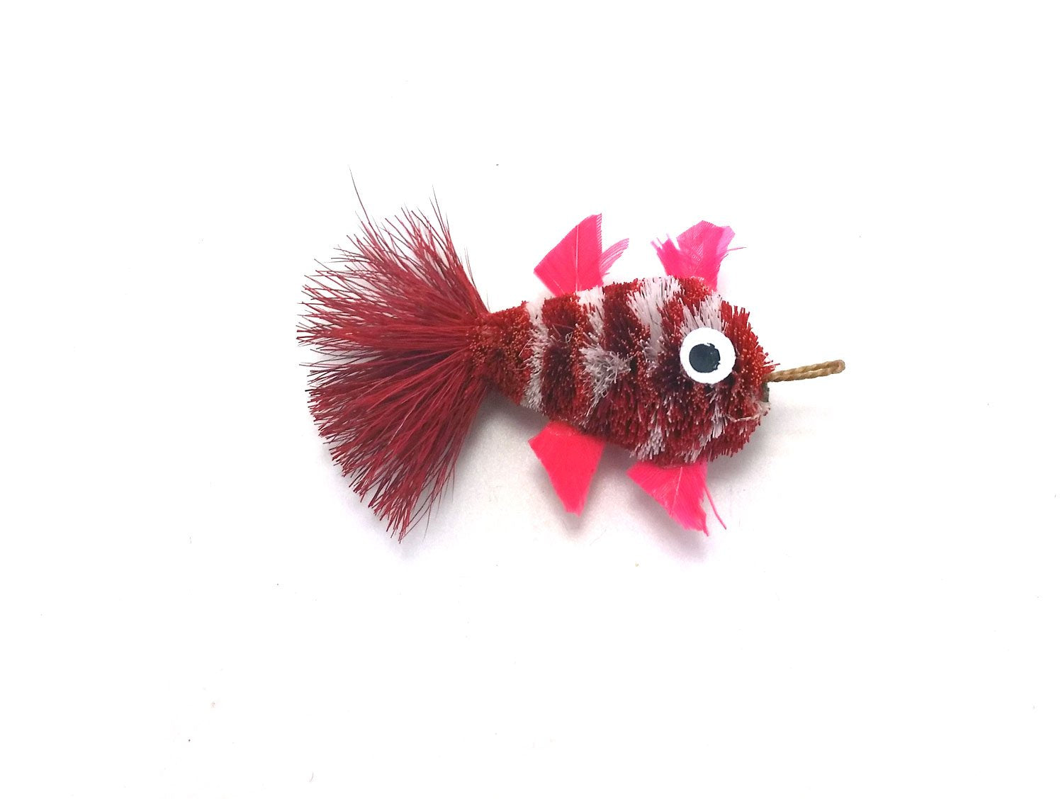 Katfly Teaser Wand Kit - 3 Mini Clownfish (Kit 2) Cat Teaser Wand