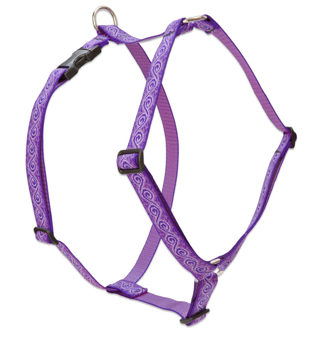 Lupinepet Originals 1' Jelly Roll 24-38' Adjustable Roman Dog Harness For Large Dogs