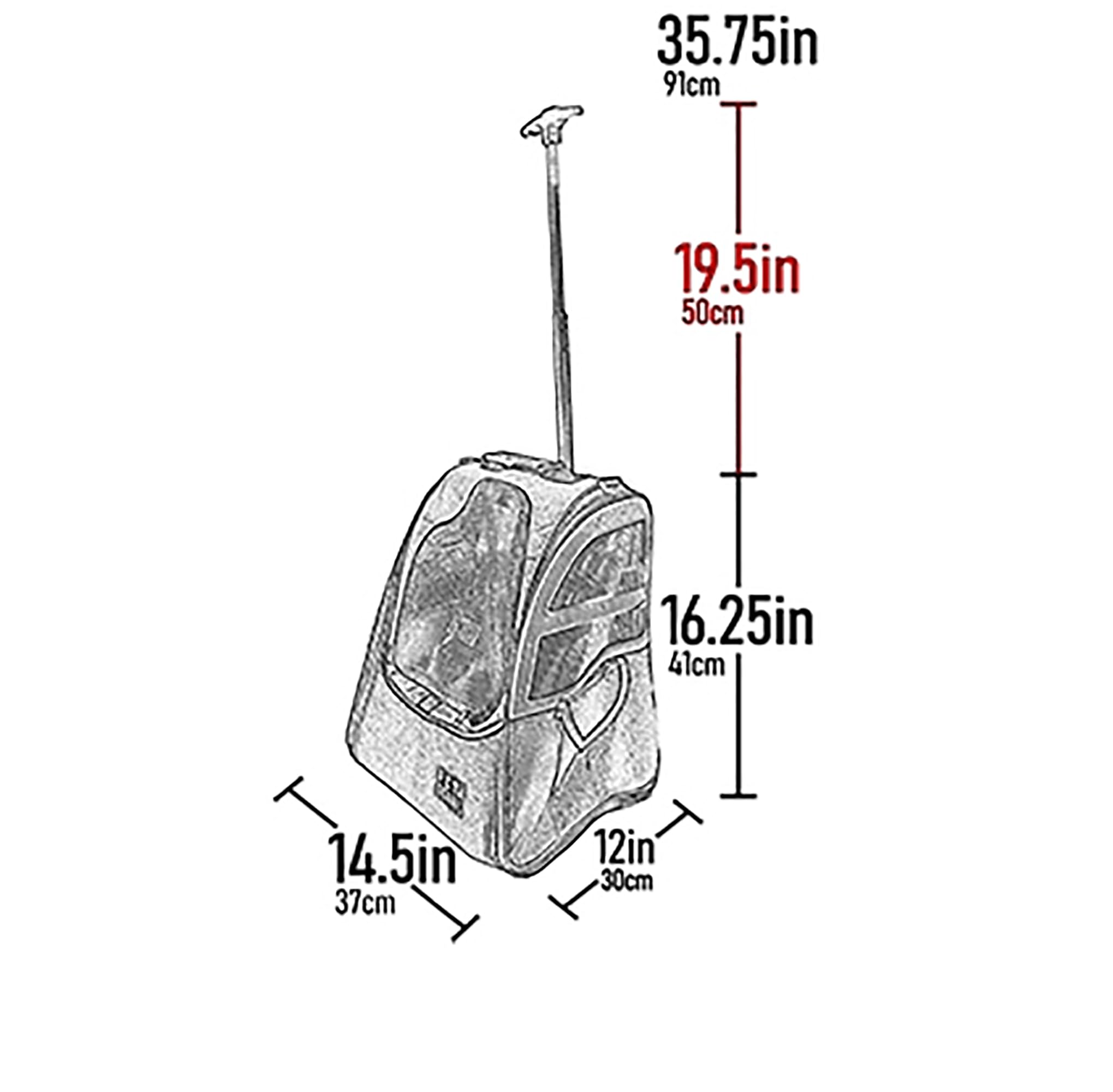 Pet Gear I-Go2 Traveler Roller Backpack, Travel Carrier, Car Seat For Cats/Dogs, Mesh Ventilation, Included Tether, Telescoping