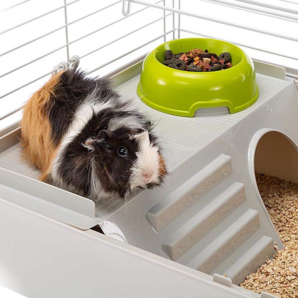 Ferplast Cavie Guinea Pig Cage & Rabbit Cage | Pet Cage Includes All Accessories To Get You Started & A 1-Year Warranty