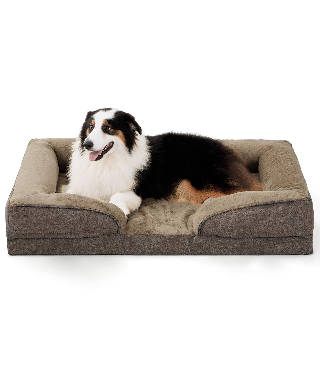 Made4Pet Dog Bed Orthopedic Dog Sofa For Large Dogs,Supportive Foam Pet Cushions Bed With Washable Removable Cover, Egg-Crate Fo