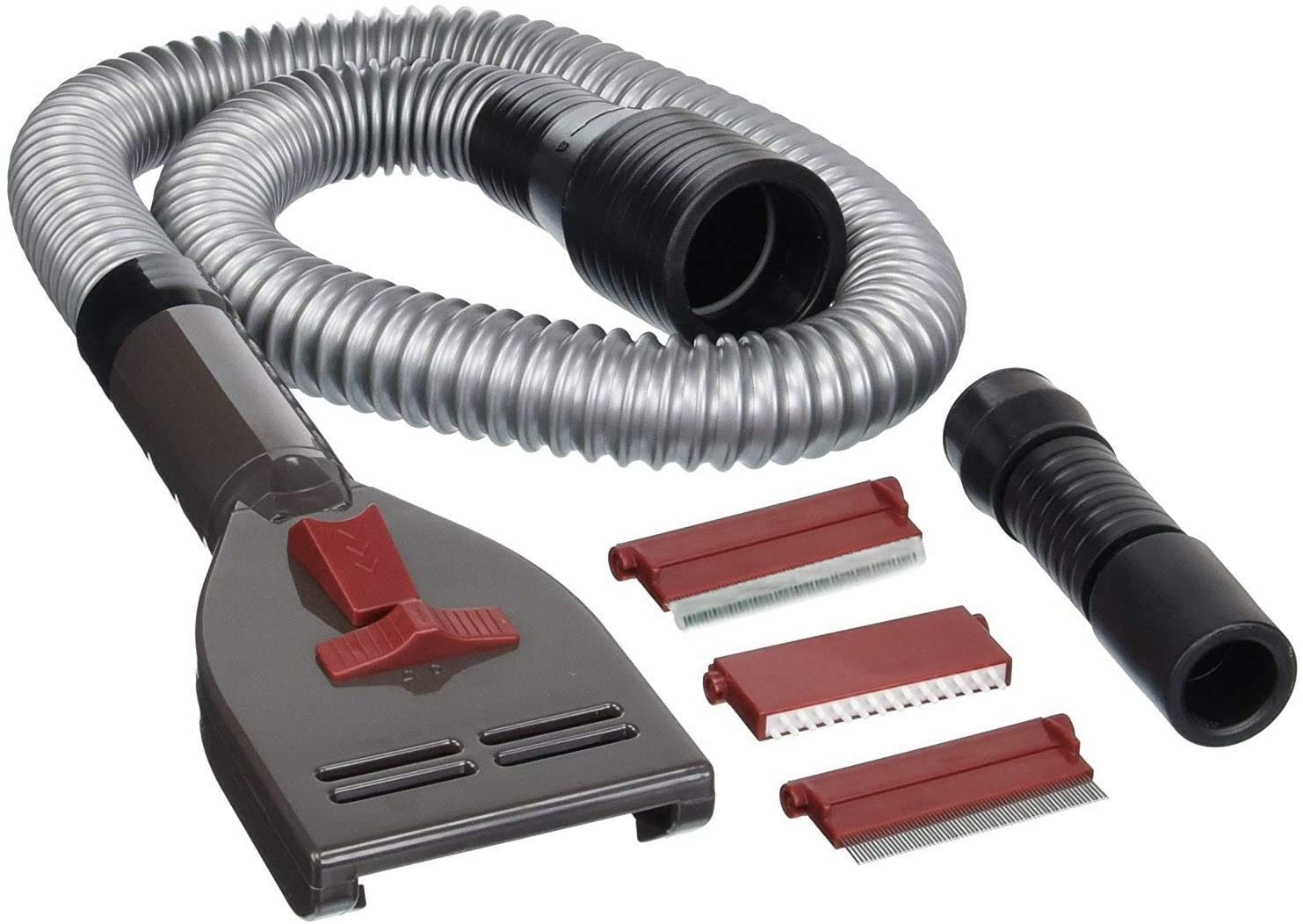 Penn-Plax Vacgroom Pet Grooming And Shedding Vacuum Attachment Kit - Great For Dogs, Cats, And Your Furniture! Works With Almost