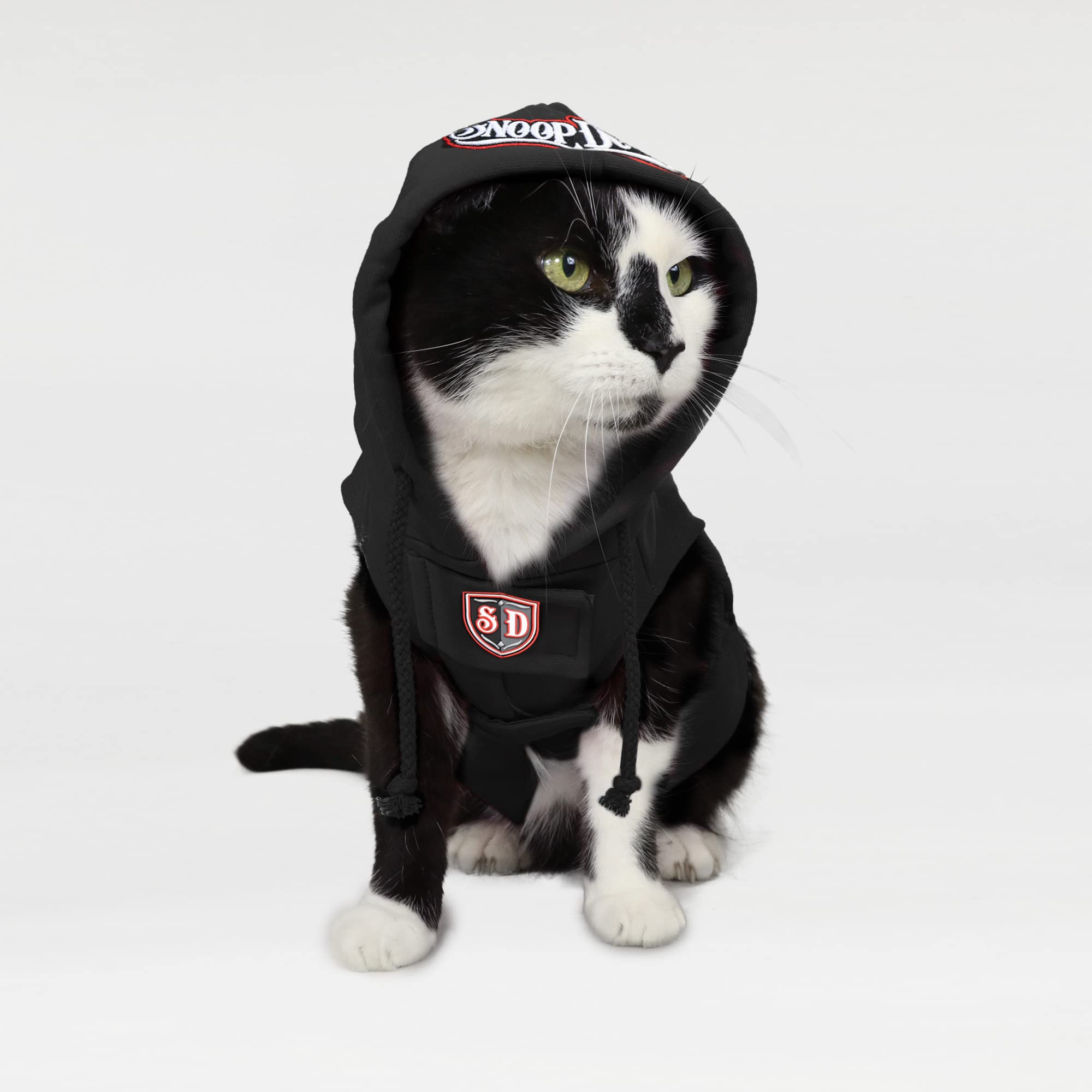 Snoop Doggie Doggs Deluxe Pet Hoodie, Throw a Dogg a Bone, Small