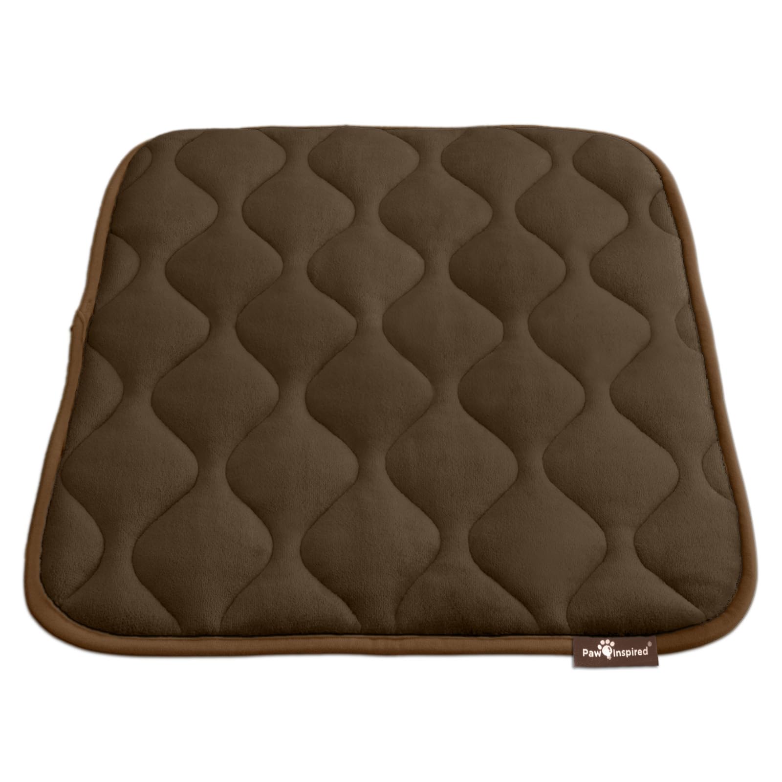 Paw Inspired Washable Padded Crate Mats For Dogs | 23'' X 17'' Pad, Fits 24-Inch Kennels | Leakproof, Waterproof Bottom, Plush P