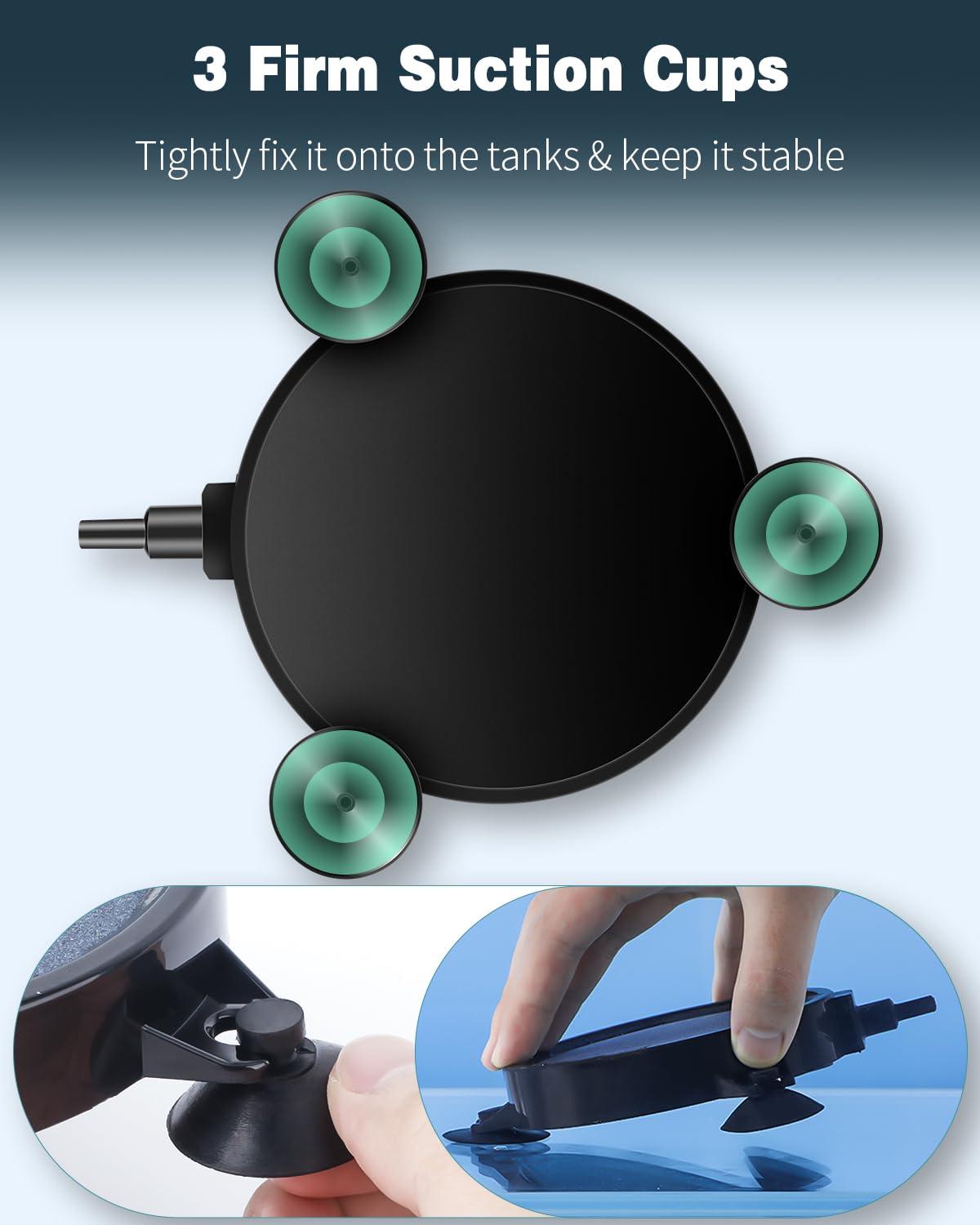 Pawfly Aquarium 4 Inch Air Stone, Fish Tank Airstone Bubble Diffuser For Air Pumps Buckets Fish Tanks Ponds Dwc Reservoirs And Circulation