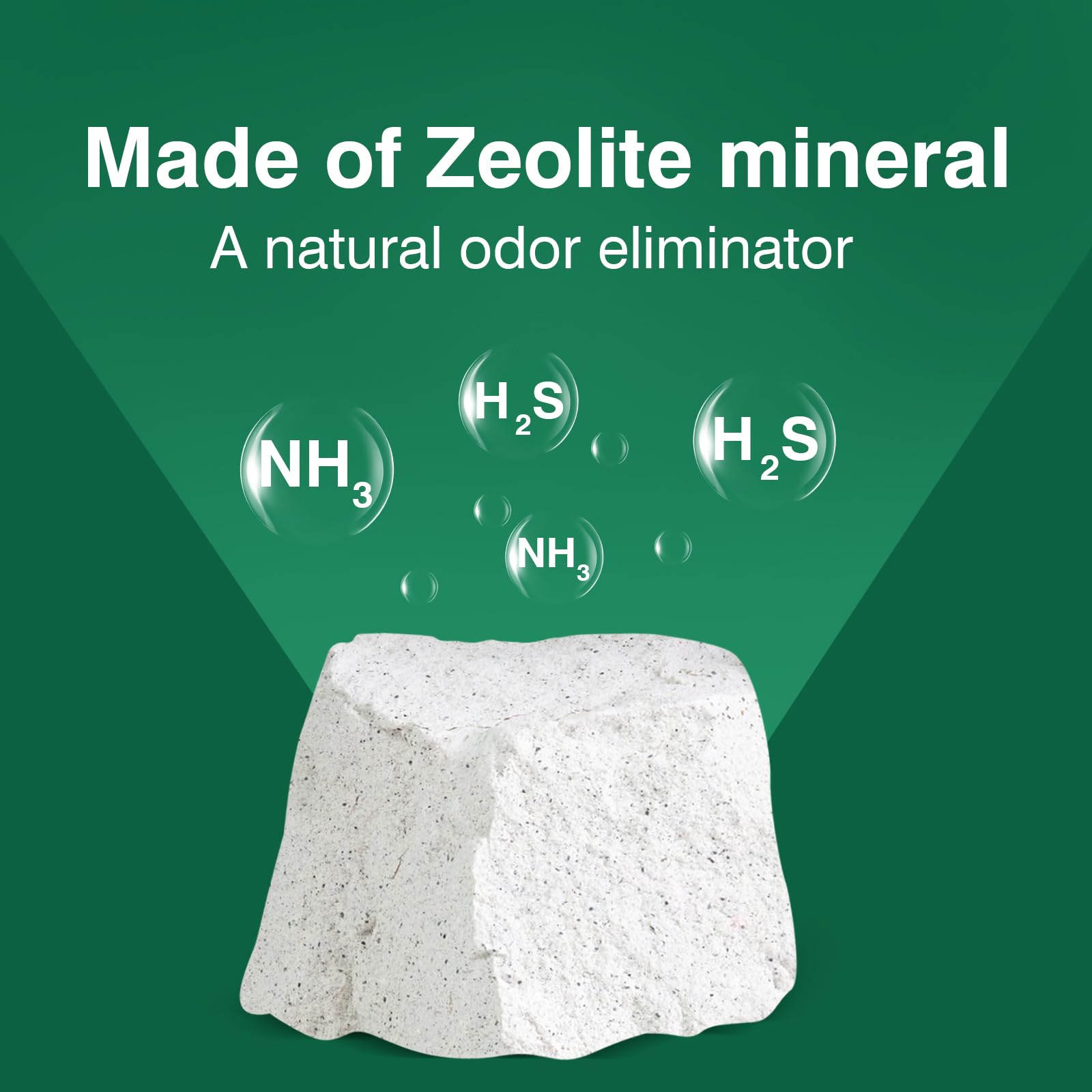 Cat Litter Pellets 18 Lbs, Generic Litter Pellets Refills Exclusively For Dual-Layer Litter Box Systems, Dehydrating, Zeolite, L