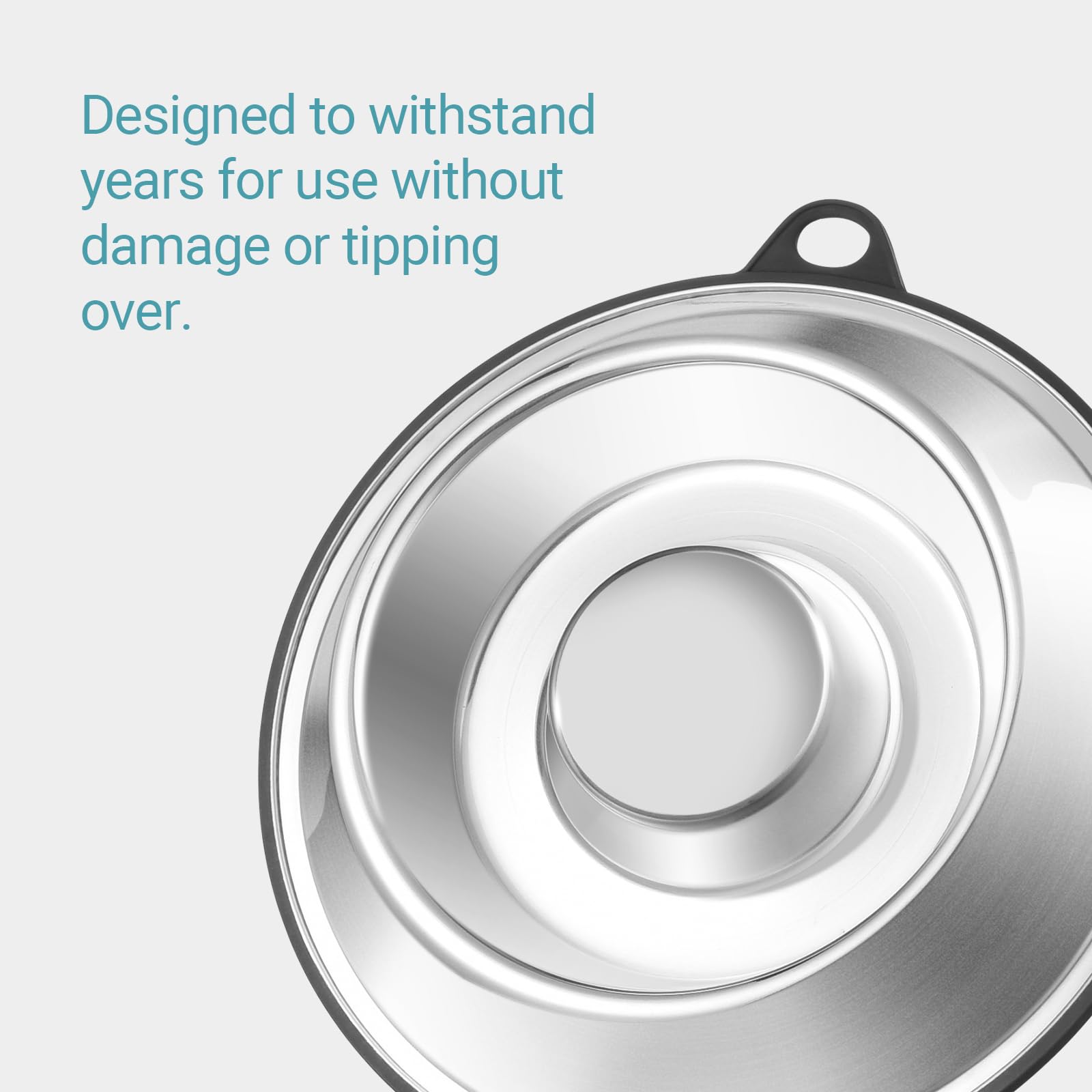 PEGGY11 Stainless Steel Slow Feeder Dog Bowl - Holds 2 Cup, for Medium Size Dogs