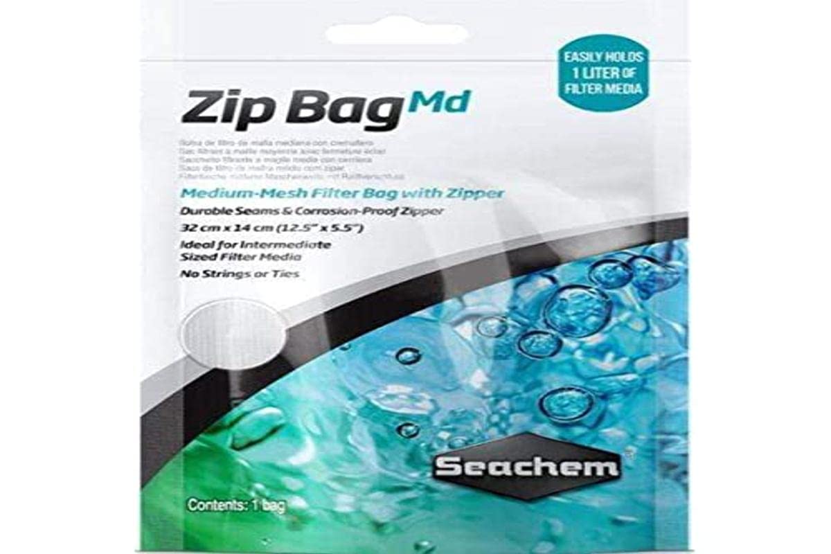 Seachem Zip Media Bag Medium Mesh (12.5''X5.5'')