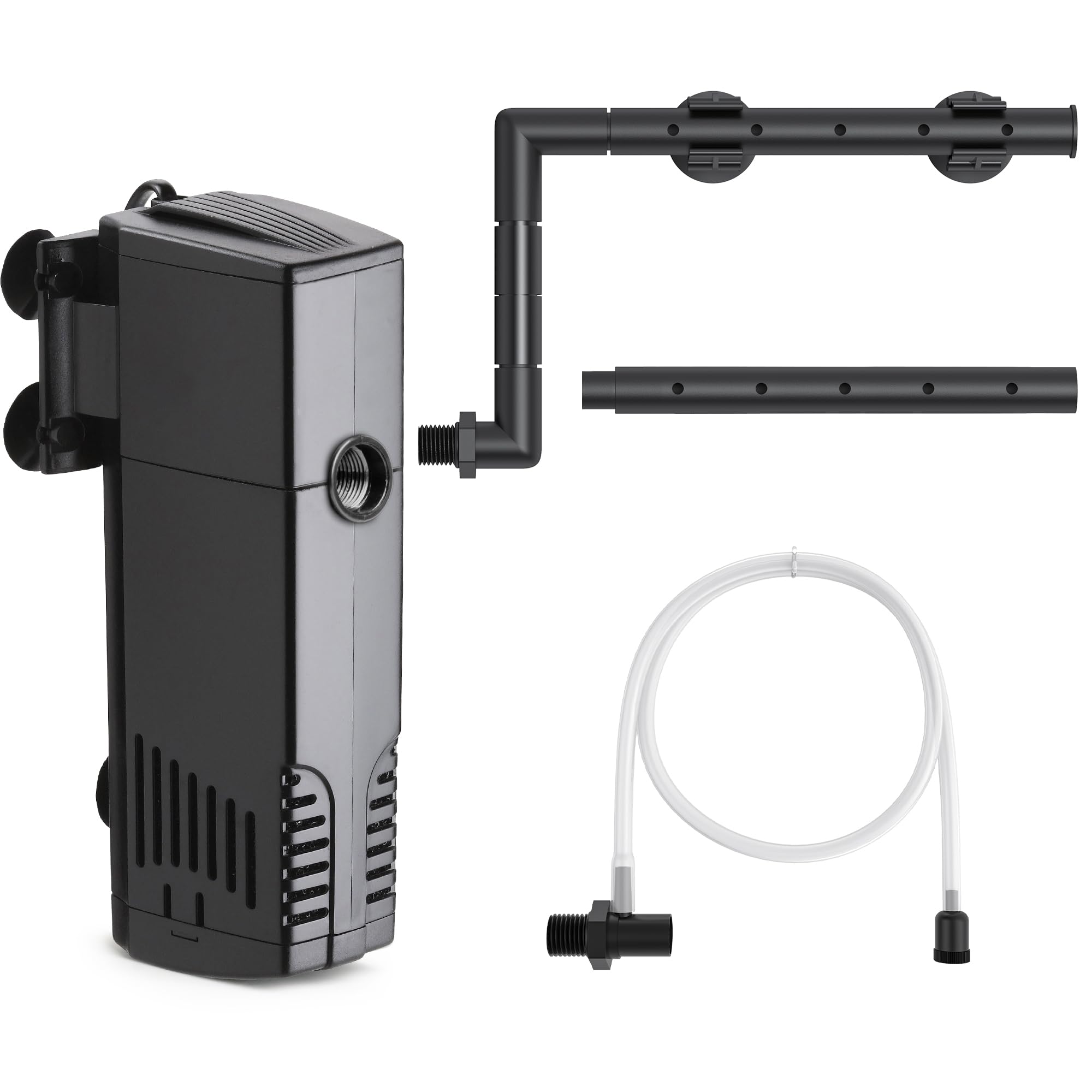 Nicrew Aquarium Internal Filter, Submersible Power Filter For Fish Tanks 40-66 Gallon, 264 Gph