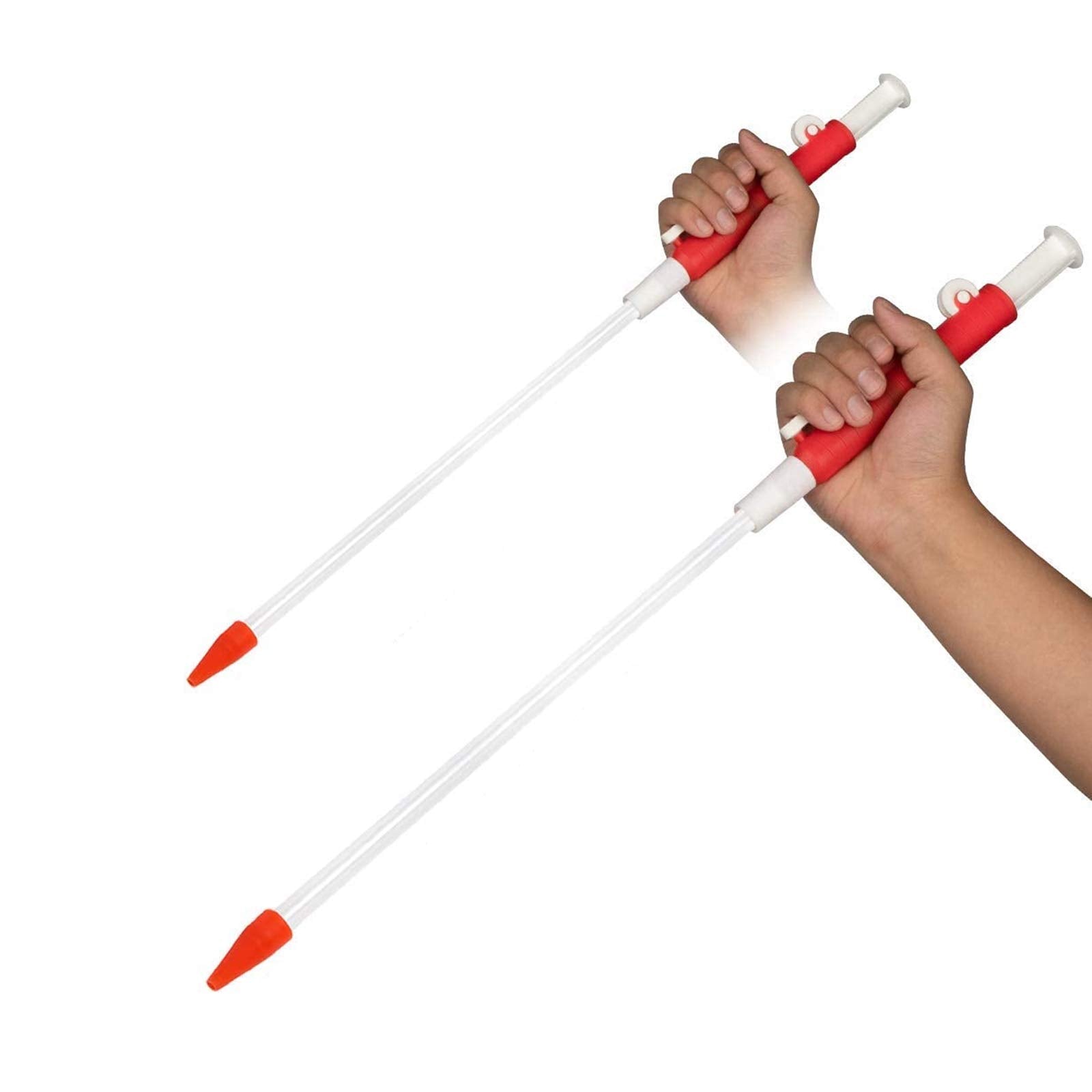 Aquarium Choice Coral Feeder Long Syringe Tube Newest Version 58CM/22.83Inch Length Two Units(Patented Product)