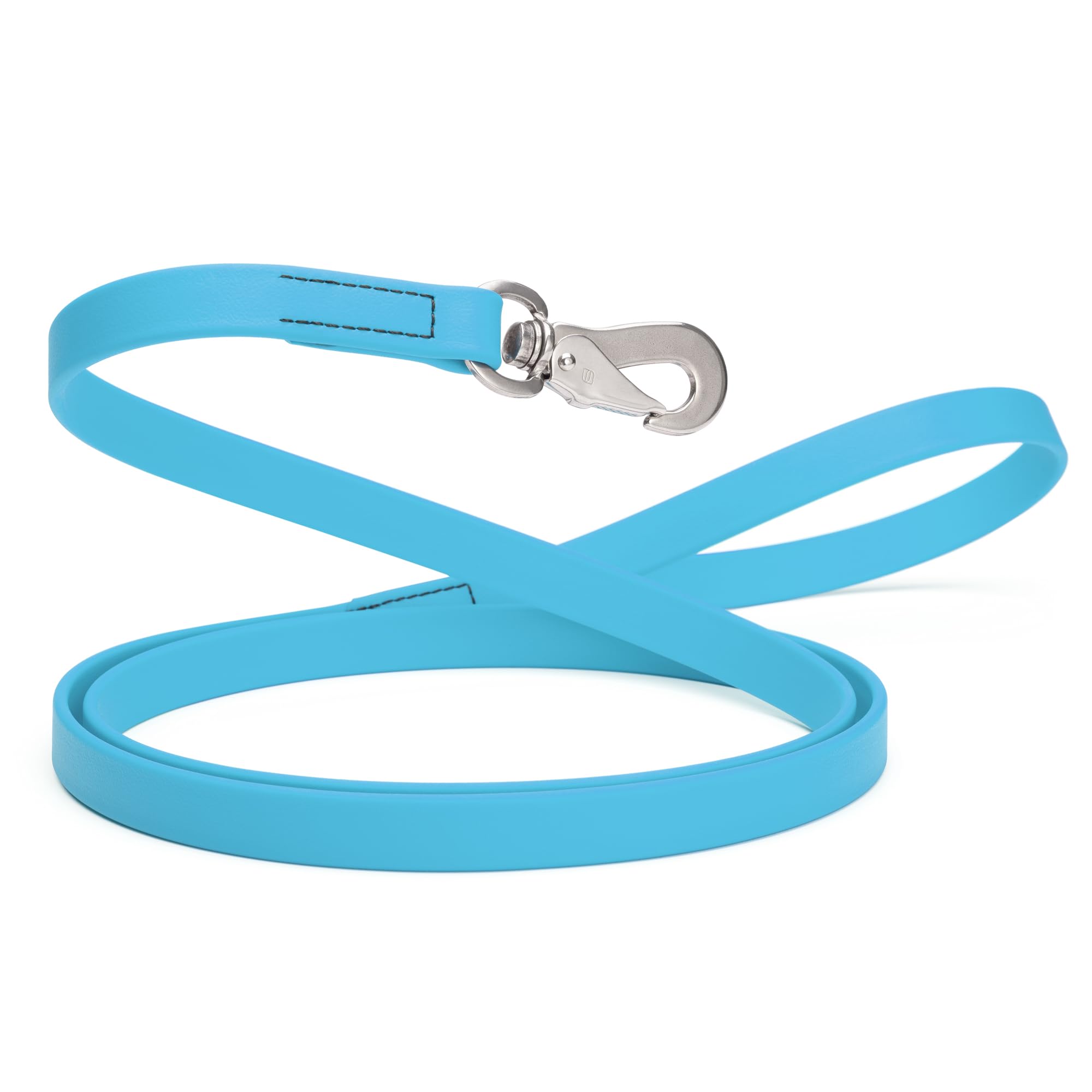 Randstark Biothane Waterproof Durable Dog Leash With Herm Sprenger Stainless Steel Swivel Snap Hook, 6 Ft - For Medium And Large