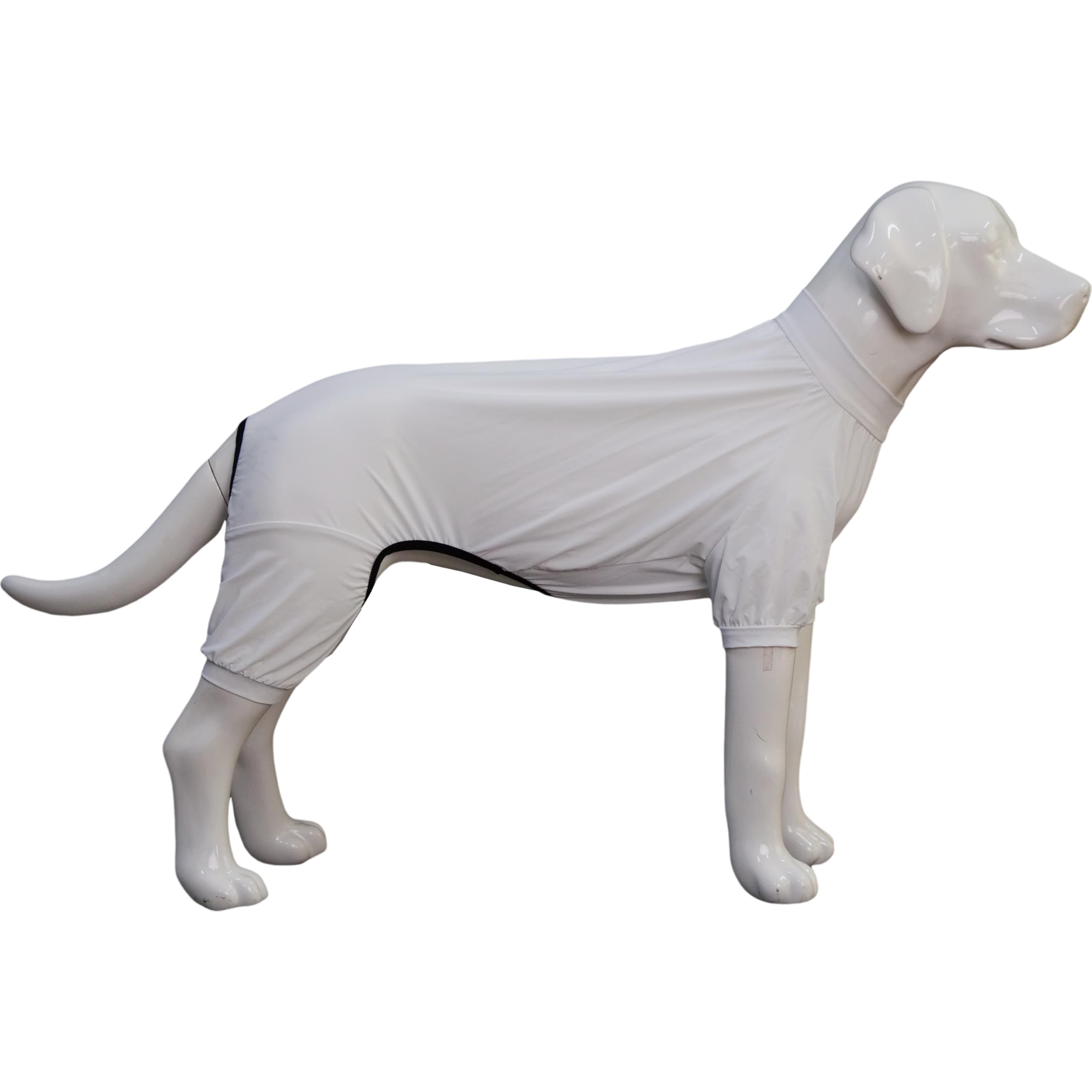 Lovelonglong Dog Jumpsuit With Uv Protection And Quick-Dry Fabric For Spring Summer Pet Pajamas White M