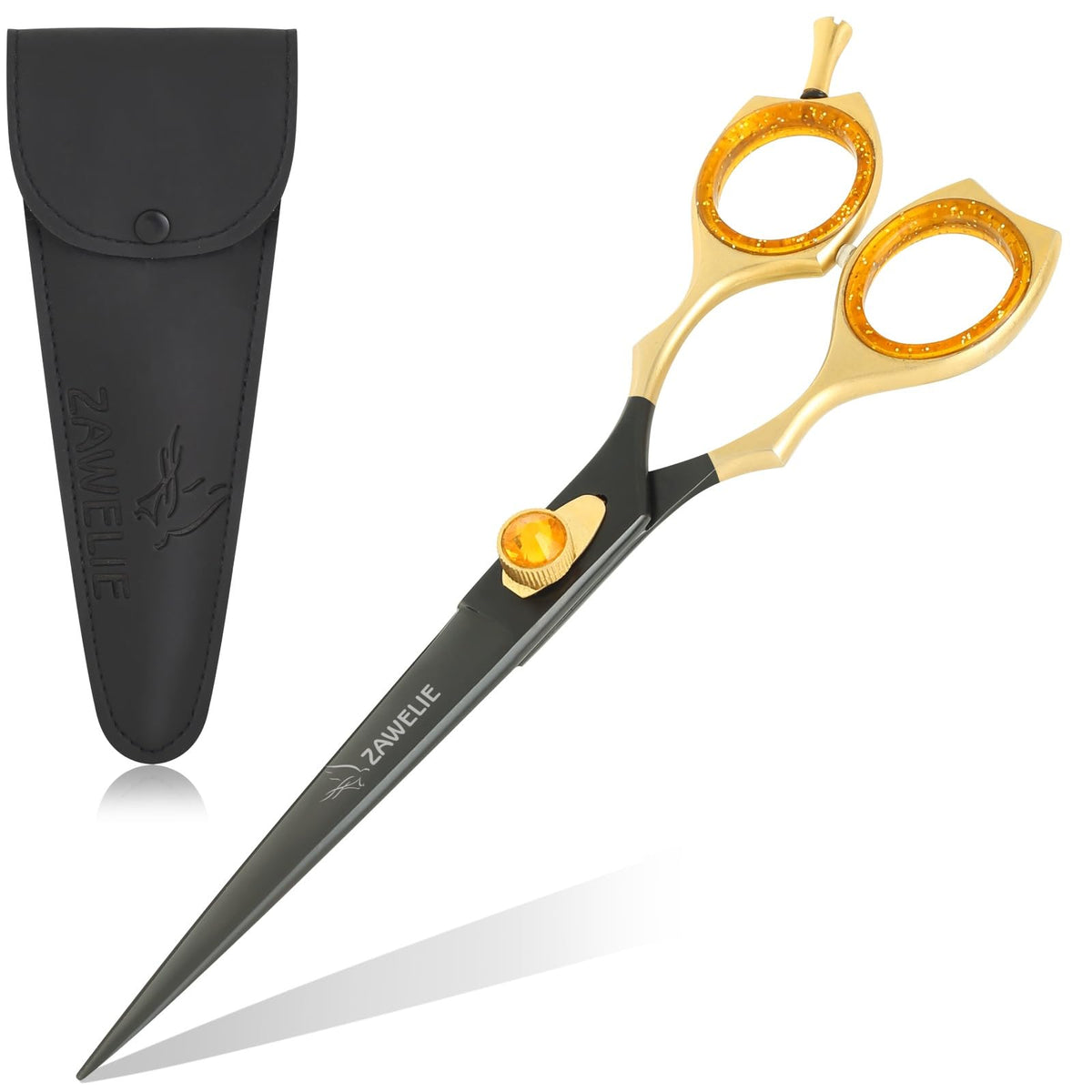 Dog Grooming Scissor- 7.5    Pet Shears, Japanese Stainless Steel Ergonomic Pet Grooming Scissor, Heavy Duty Sharp And Comfortab