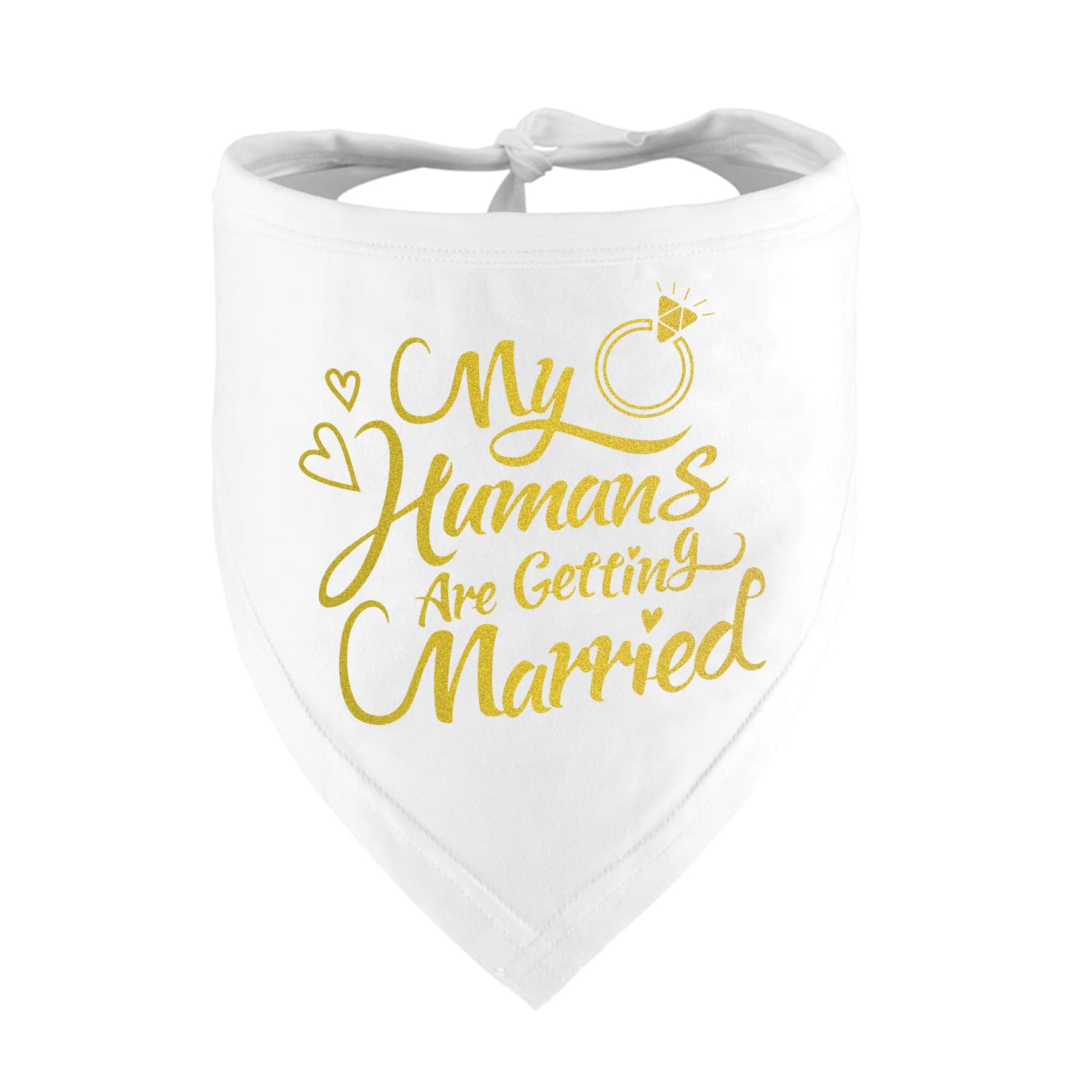 Engagement Gift, My Humans Are Getting Married Dog Bandana, Wedding Photo Prop, Pet Scarf, Dog Engagement Announcement, Pet Acce