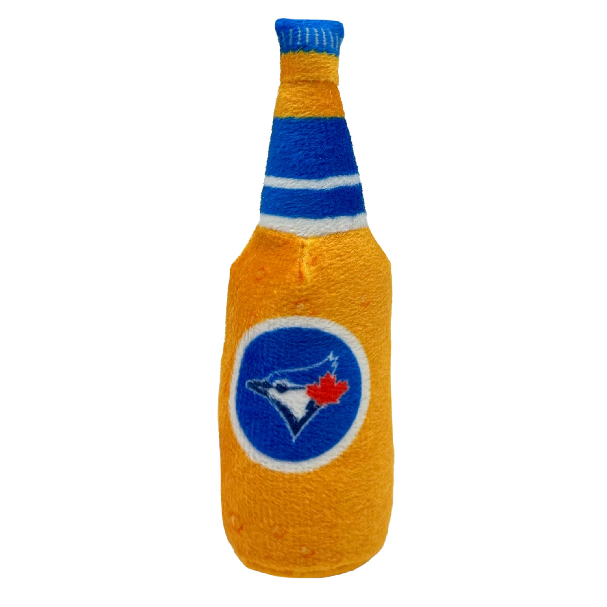 Best Plush Cat Toy - Mlb Toronto Blue Jays Complete Set Of 3 Piece Cat Toys Filled With Fresh Catnip. Incld: 1 Baseball Cap Cat Toy, 1 Baseball Cat Toy With Feathers & 1 Beer Bottle. Team Logos