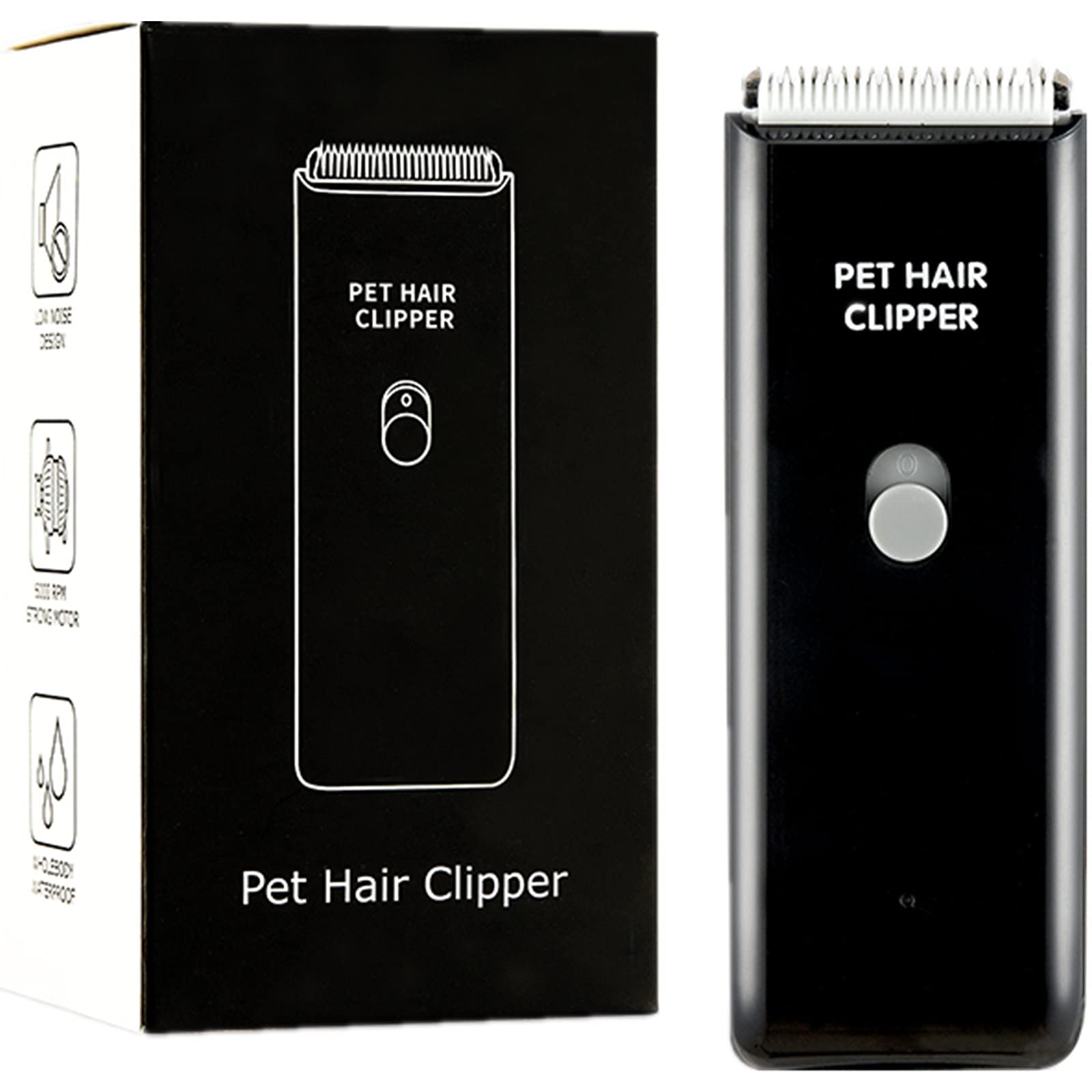 Dog Cat Home Hair Waterproof Clipper Portable Electric Usb Rechargeable Pet Grooming Tools Low Noise Shaver Cordless Trimmer For