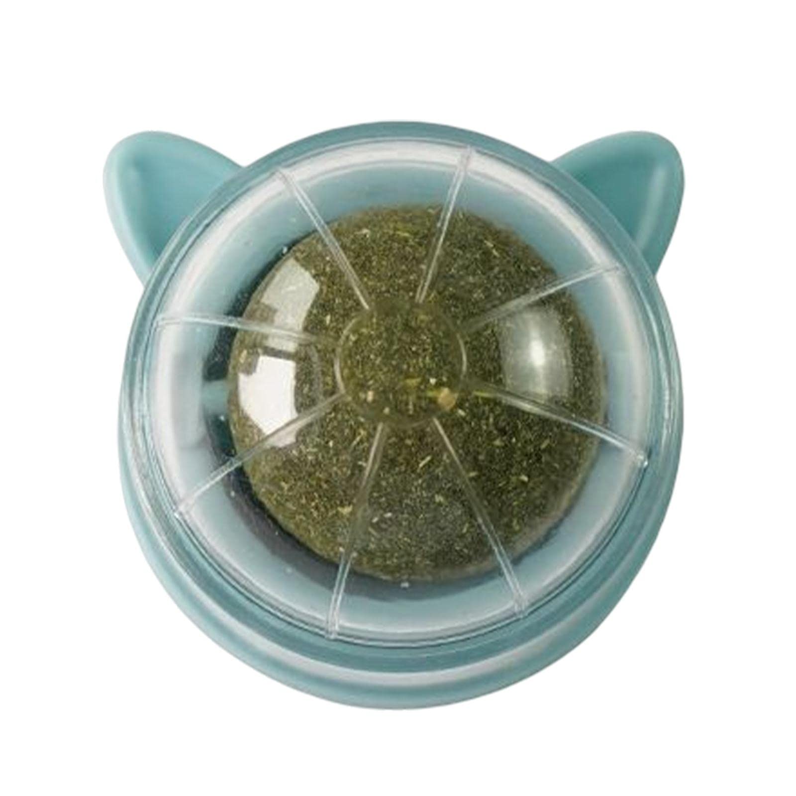 Ecomistiq Catnip Ball Toys Teething Toy Snack Pet French Windows With Lid Chew Cat Style V| Toys| Supplies |Pet