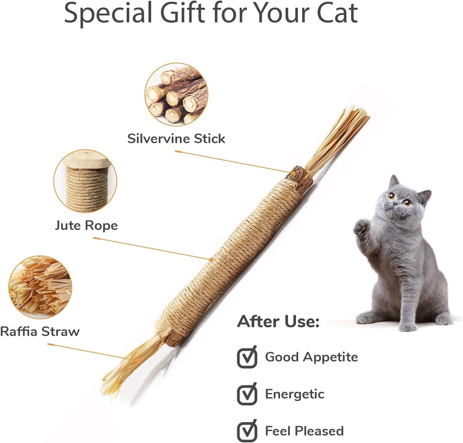 Fukumaru Cat Scratcher, 26.8 Inch L Shape Cat Scratch Pad Wall Mounted, Cat Scratching Cardboard With Ball Toy For Indoor Cats,