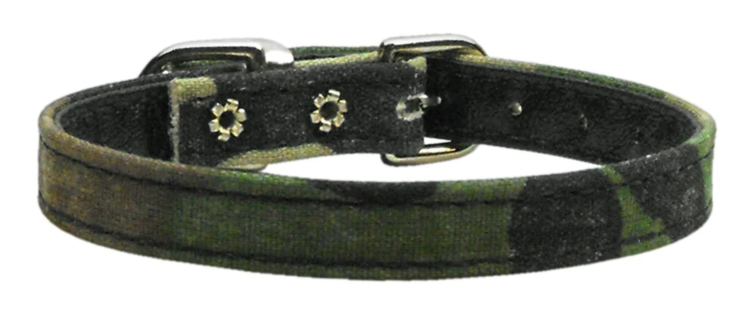 Mirage Pet Products Plain Dog Collar, Size 14, Pink Camo