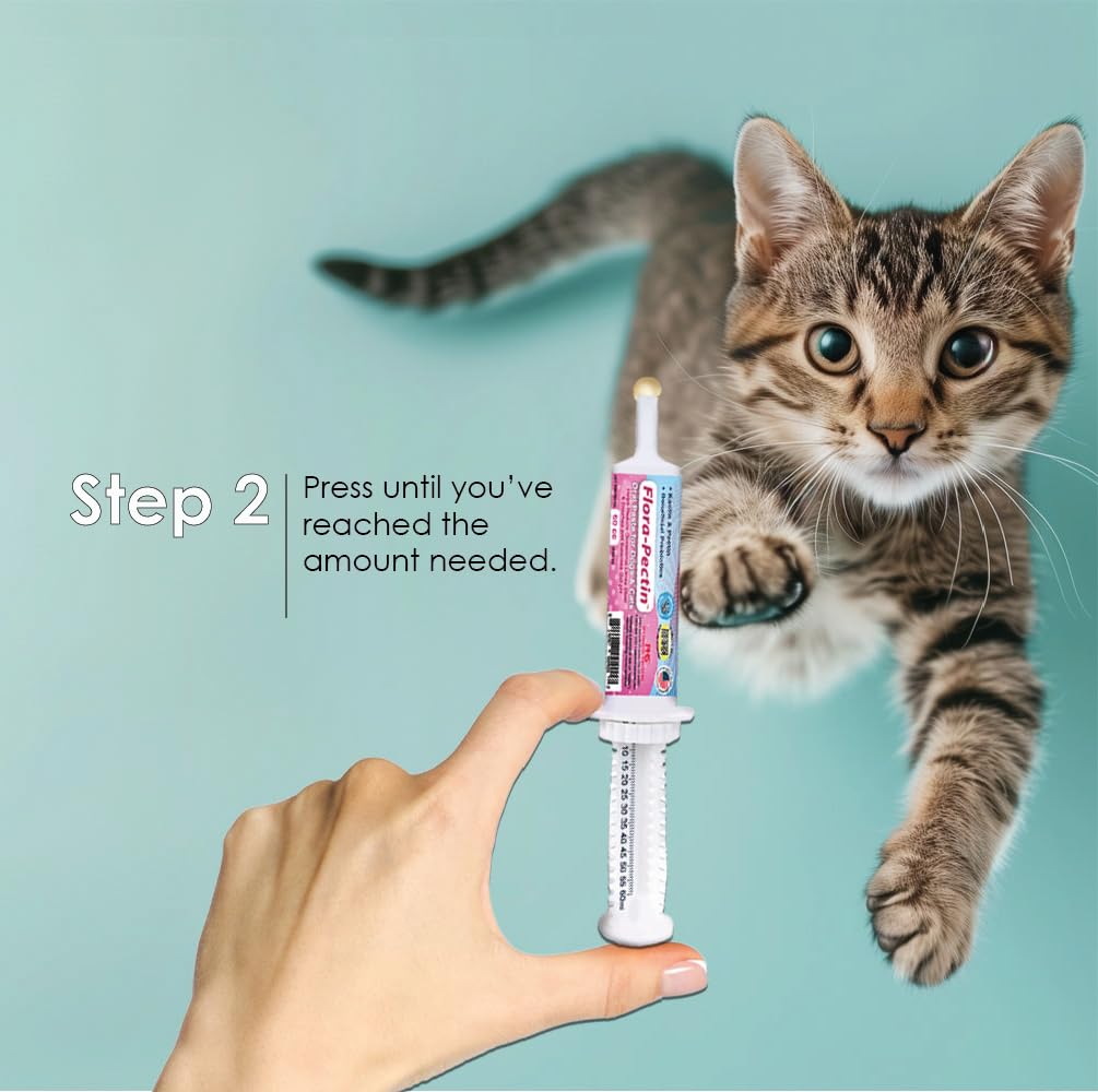 FLORA-PECTIN Oral Paste for Dogs & Cats-Helps Reduce Occasional Loose Stool & Diarrhea, Balance Gut pH, Support Normal Digestion