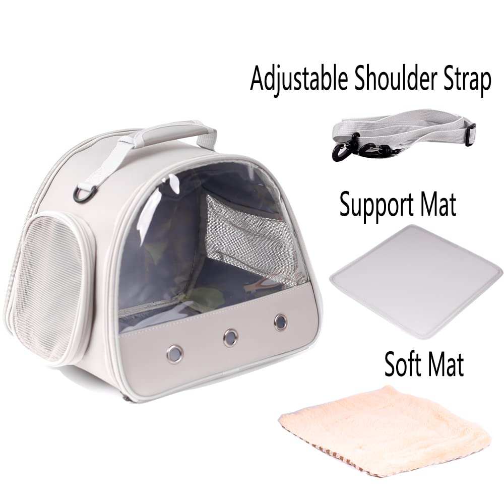 Bearded Dragon Carrier,Lizards Carrier, Small Animal Travel Carrier for Hedgehog Rat Parrot Bird Guinea Pig, Portable Guinea Pig