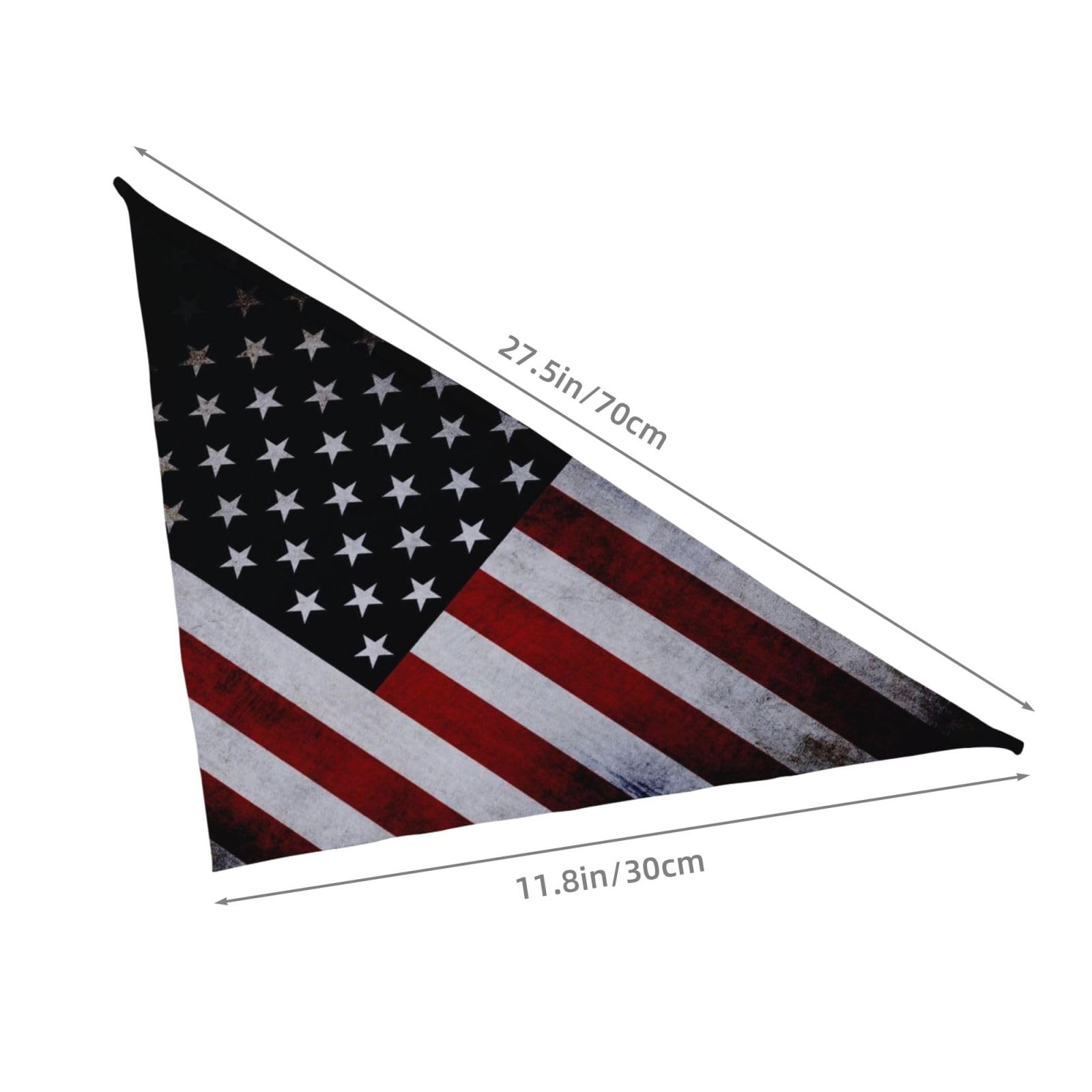 American Flag Dog Bandana Scarf Triangle Bibs Pet Accessories Cat Kerchief