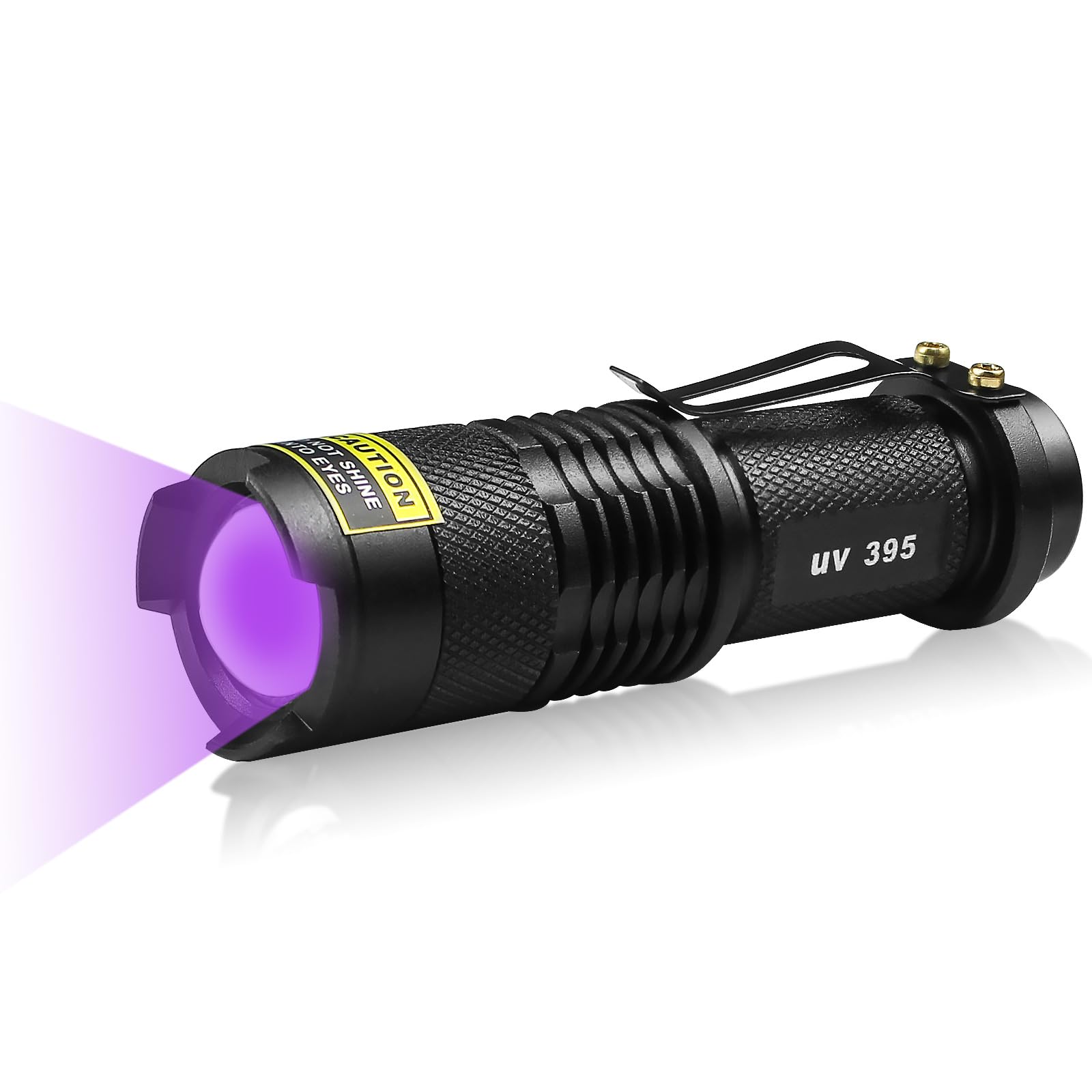 Eowco 395Nm Uv Flashlight, Mini Ultraviolet Blacklight Detector For Dry Dog Urine, Pet Stains, Small Led Black Light Torch For U