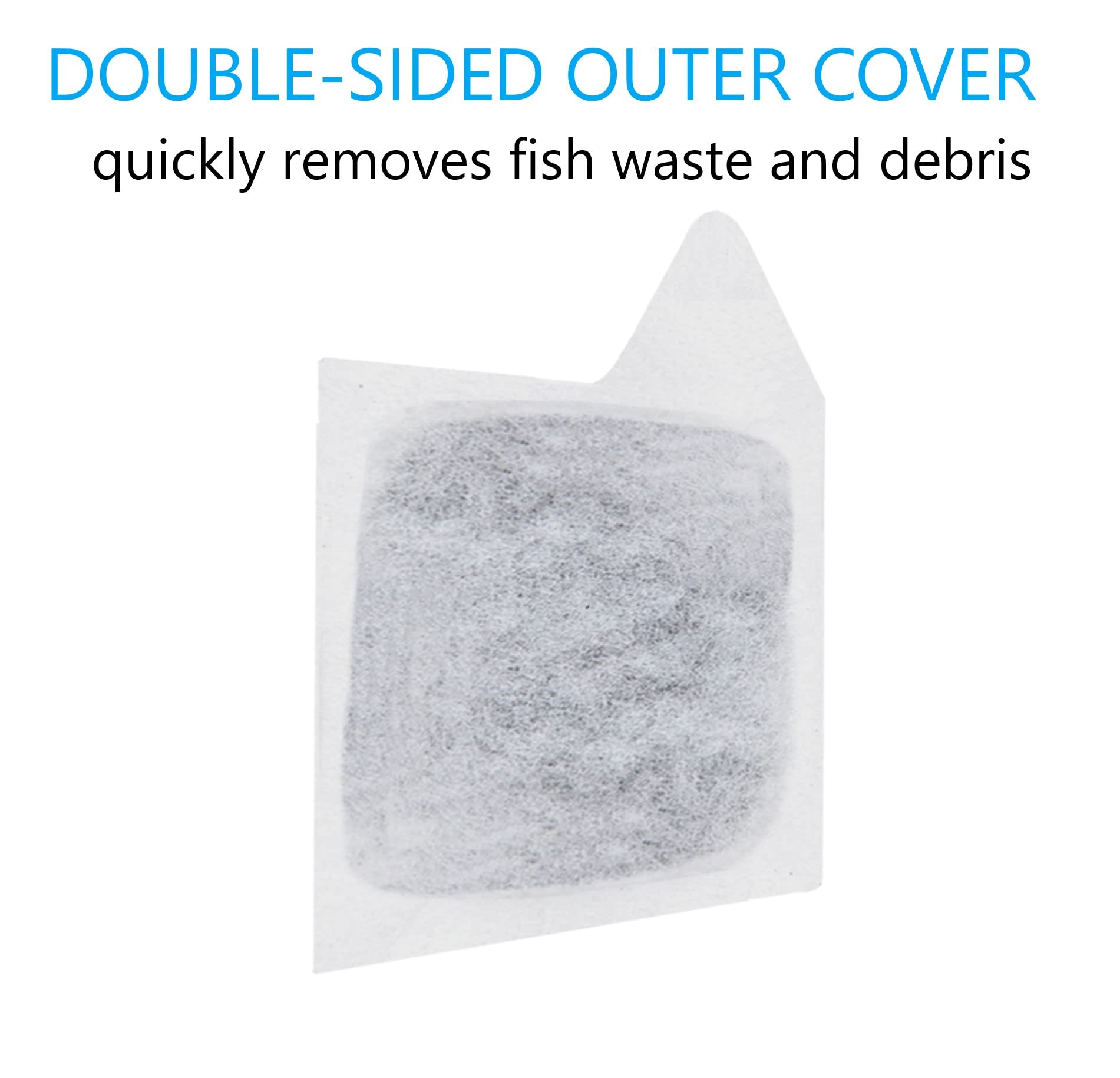 Koller Products Replacement Xs Filter Cartridges, 12 Count, Fits Koller Products Aquarium Filters Using Extra Small Cartridges