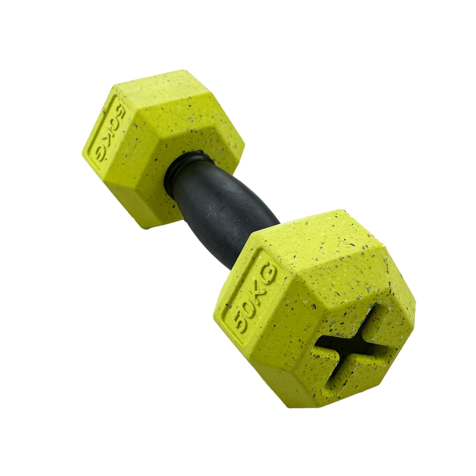 Max Fusion Made With Nike Grind, Arlee Dumbbell Dog Toy, Yellow Dog Toys For Large Dogs, Durable & Natural Rubber Chew Toy For P