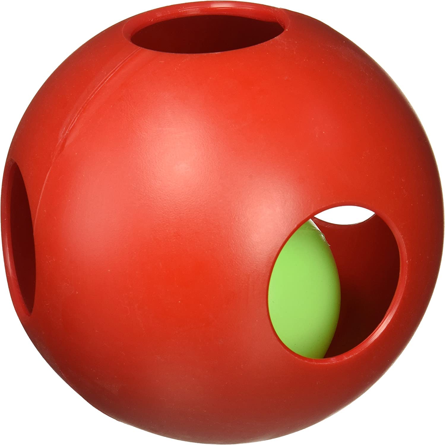 Teaser Ball Size: 6.5'' H X 6'' W X 6.25'' D, Color: Red