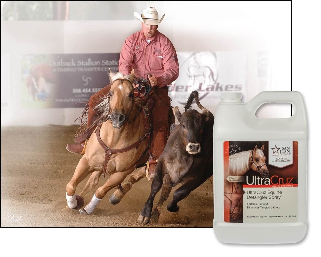 Ultracruz - Sc-395300 Equine Detangler Spray For Horses, 1 Gallon