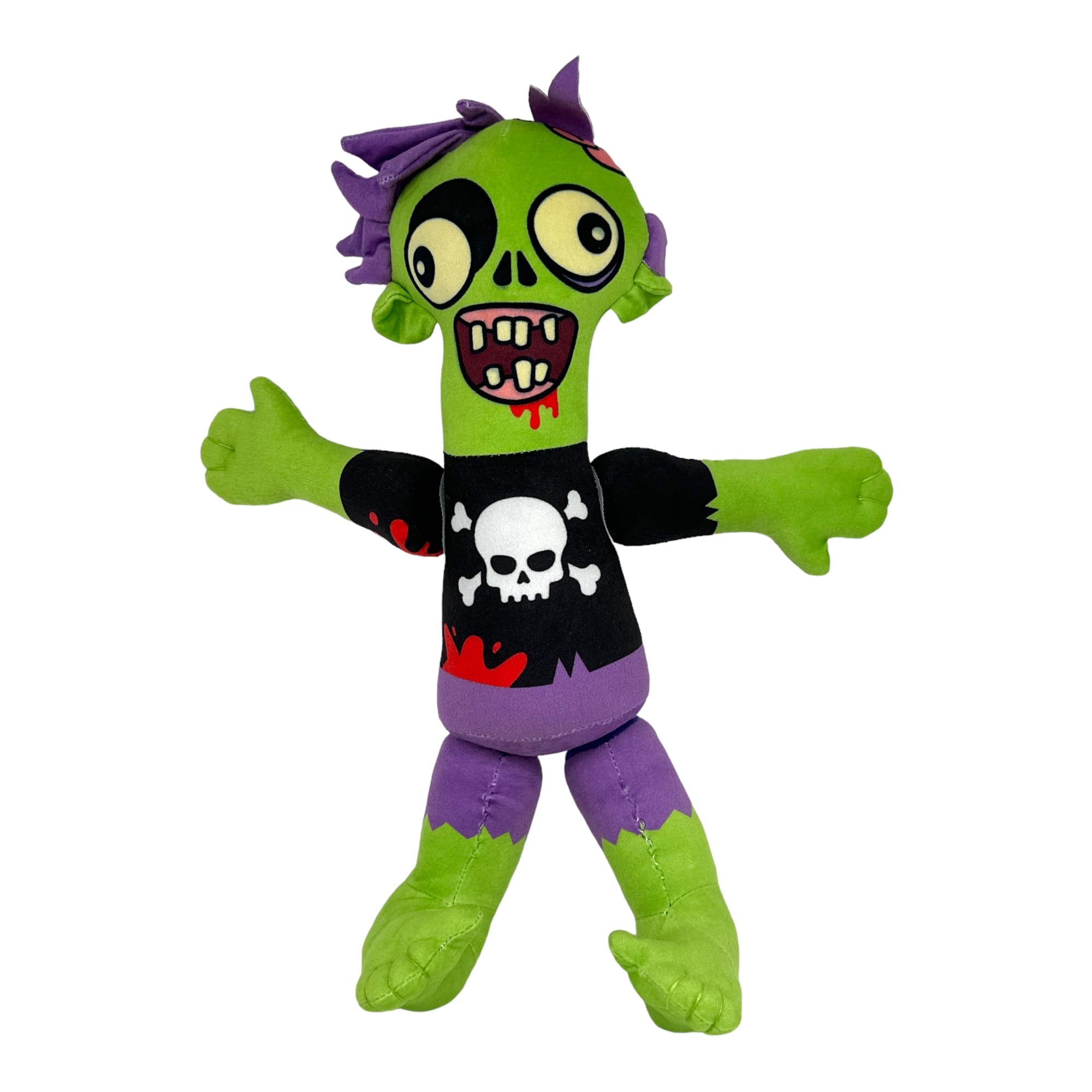 Zombie Dog Toy Funny Undead Body Parts Stuffed Chew Toy With Reattachable Limbs And Hidden Treat Compartments - Rip And Reveal I