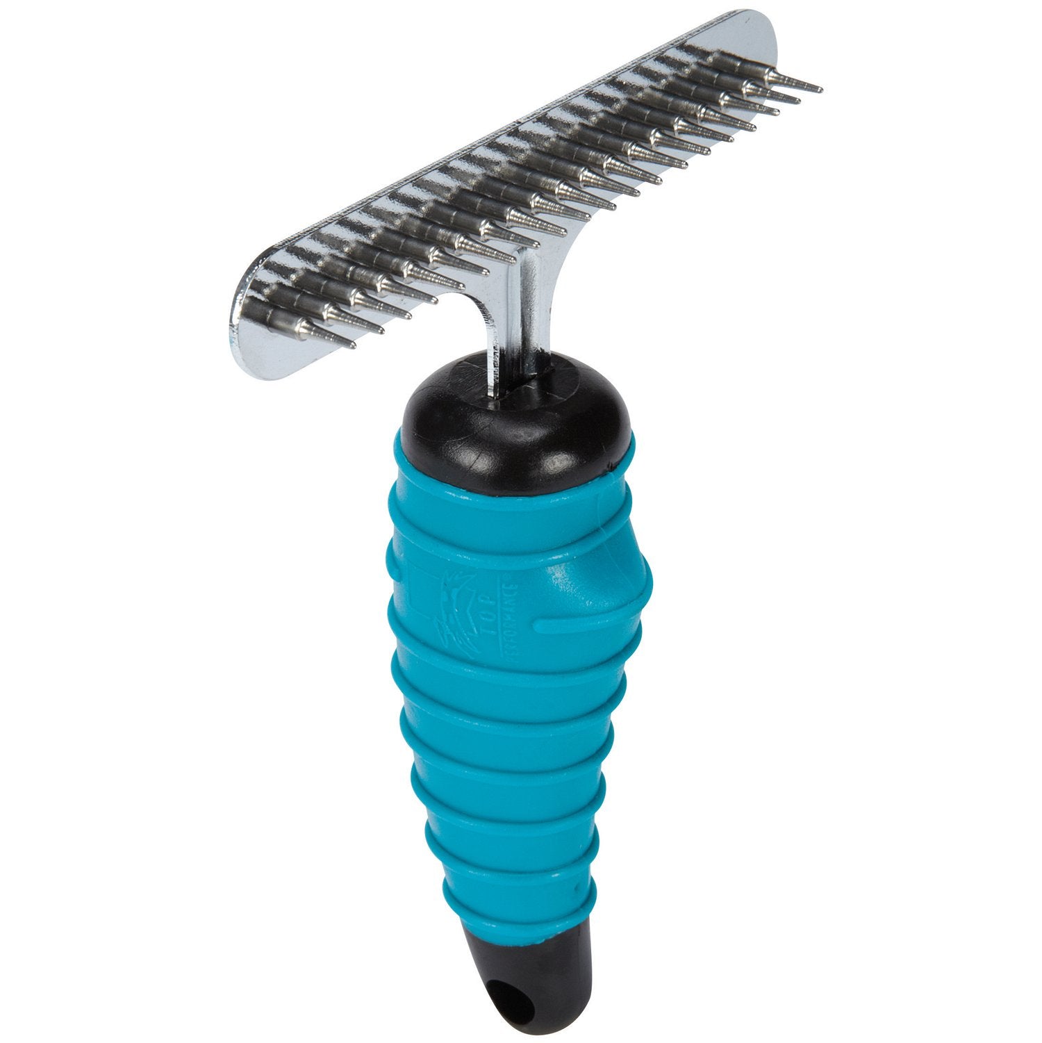 Master Grooming Tools Ergonomic Undercoat Rakes - Efficient Tools for Grooming Dogs, Short Pins, Black