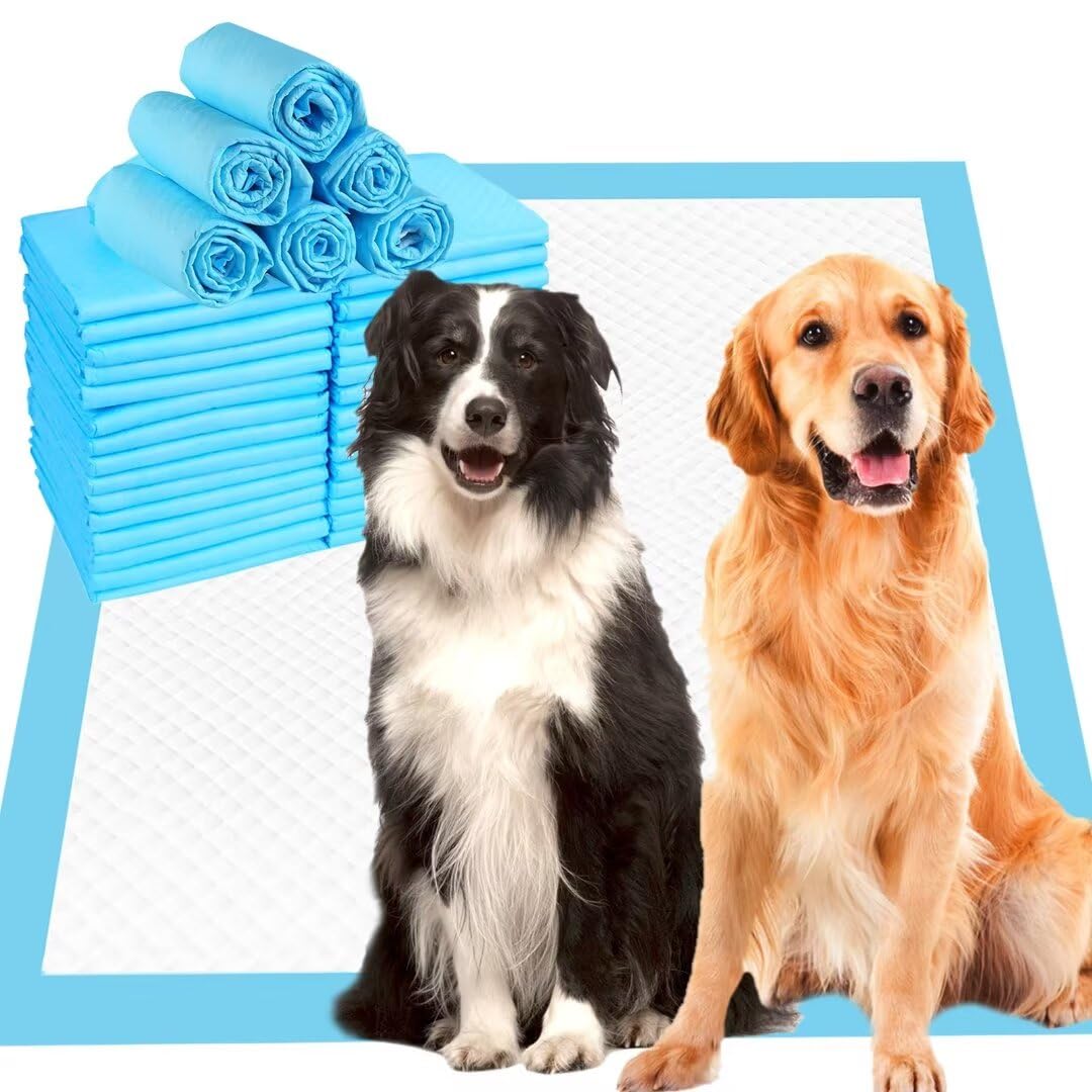ZJYXJK 30 Count Dog Pee Pads Extra Large,36x36Pee Pads for Dogs Absorbent & Leak-Proof,Disposable Pet Training and Puppy Pads fo