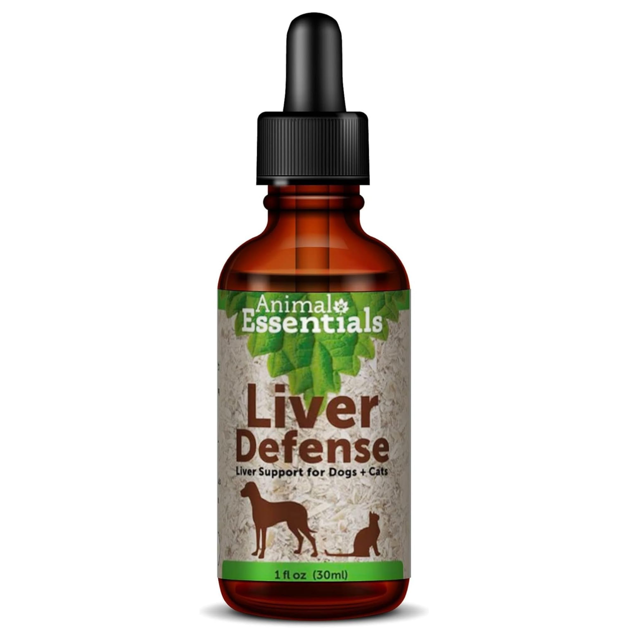 Animal Essentials Liver Defense-Herbal Formula for Dogs & Cats, Maintain Healthy Liver Function, Sweet Taste, 100% Organic Human