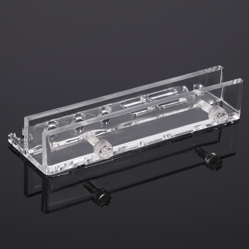 Fdit Acrylic Water Plants Grass Maintenance Tool Holder Aquarium Rack Organizer Fish Tweezers Scissors Storage Rack