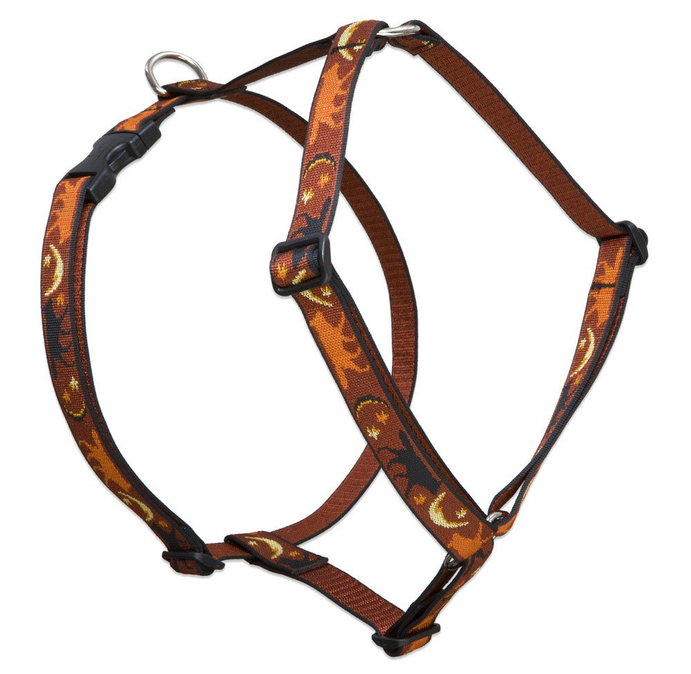 Lupinepet Originals 1 Shadow Hunter 20-32 Adjustable Roman Dog Harness For Medium Dogs