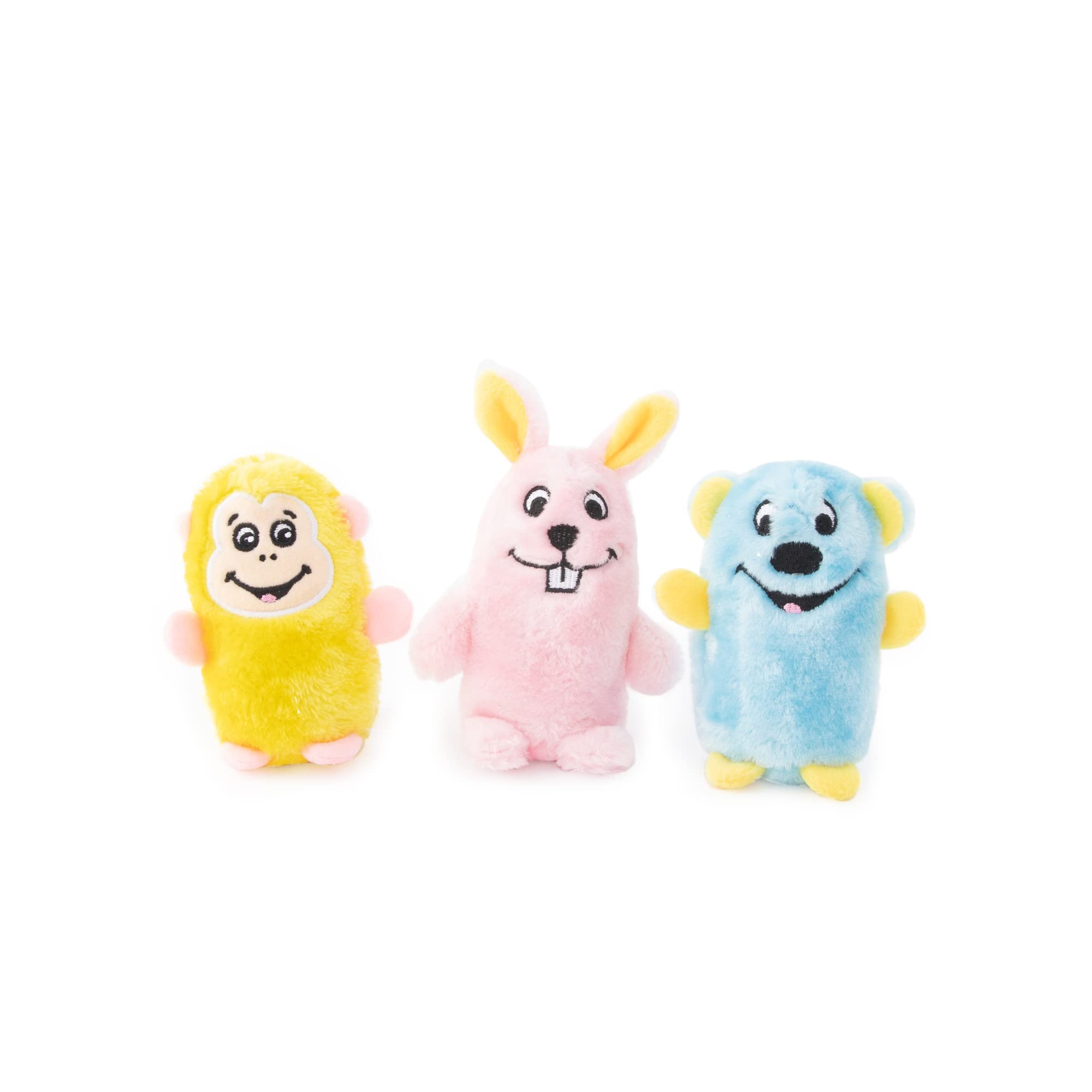Zippypaws Squeakie Buddies - No Stuffing Dog Toys To Keep Them Busy, For Small & Medium Dogs, Squeaky Pet Toy For Boredom, Unstu